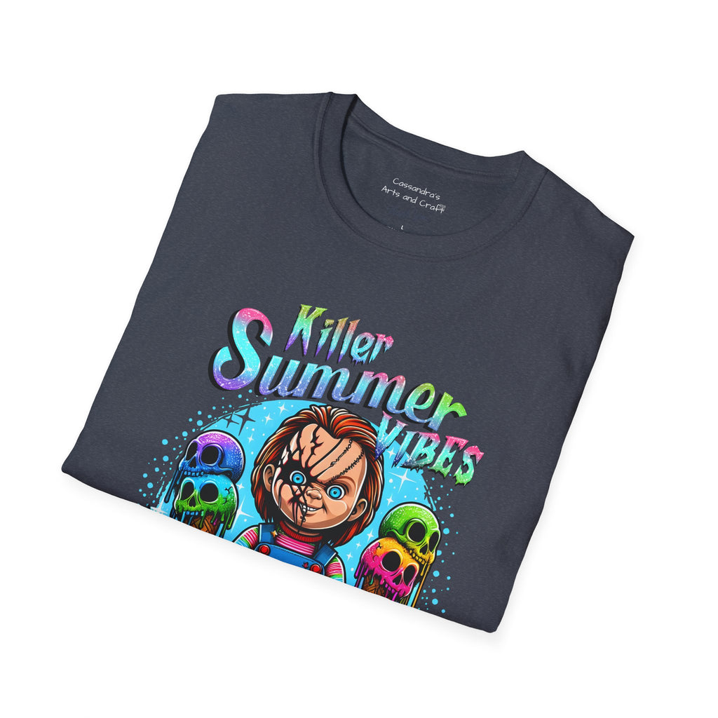 Chucky Killer Summer Tee — Retro Horror Ice Cream Graphic T-Shirt