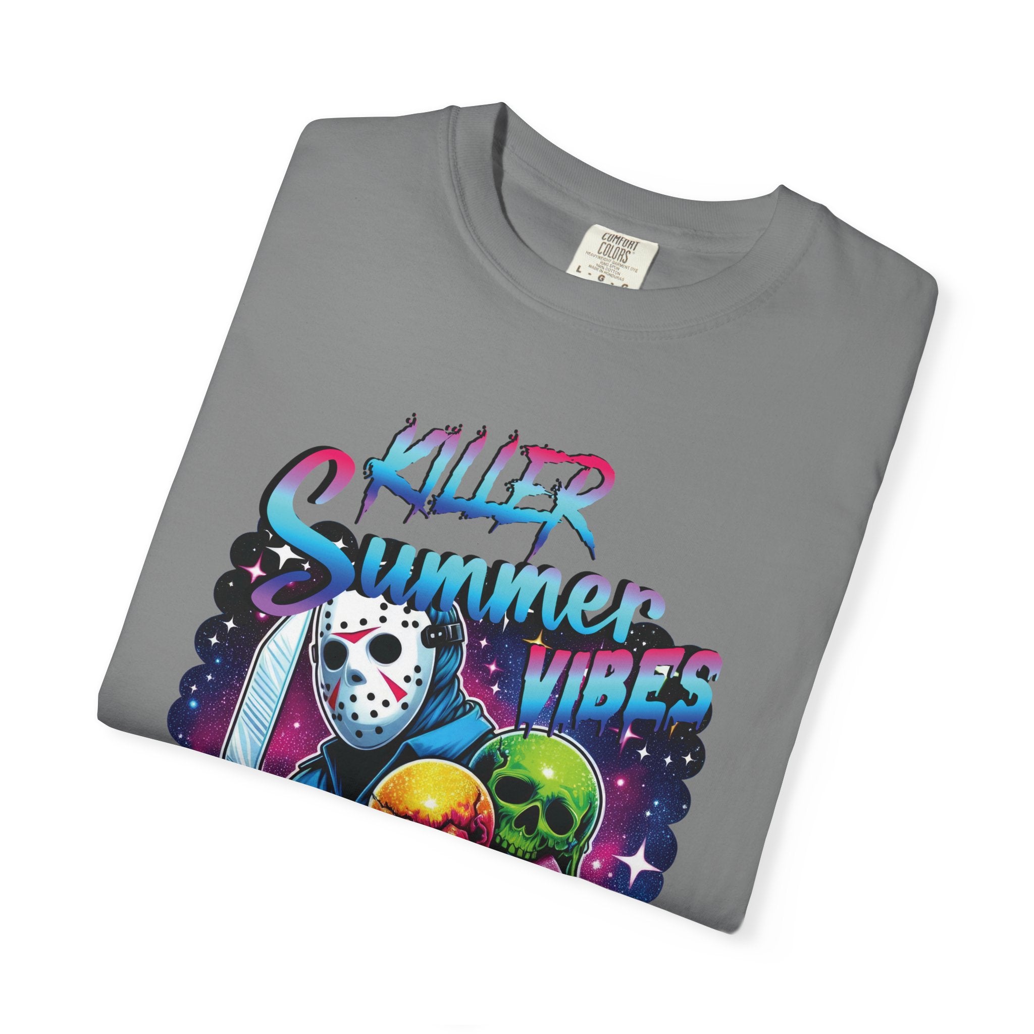 T-Shirt — "Killer Summer Vibes" Horror Ice Cream Graphic Tee