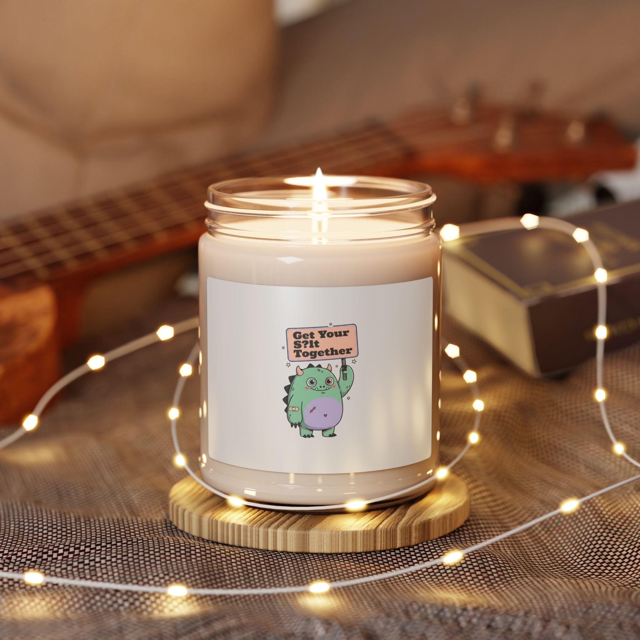 Get Your Shit Together Candle | Scented Soy Candle, mildly menacing positivity