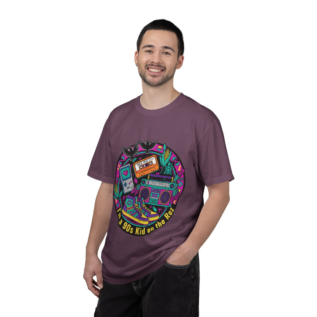 90s Kid T-Shirt — "I'm a 90s Kid on the Rewind" Retro Gamer, Cassette & Boombox Tee