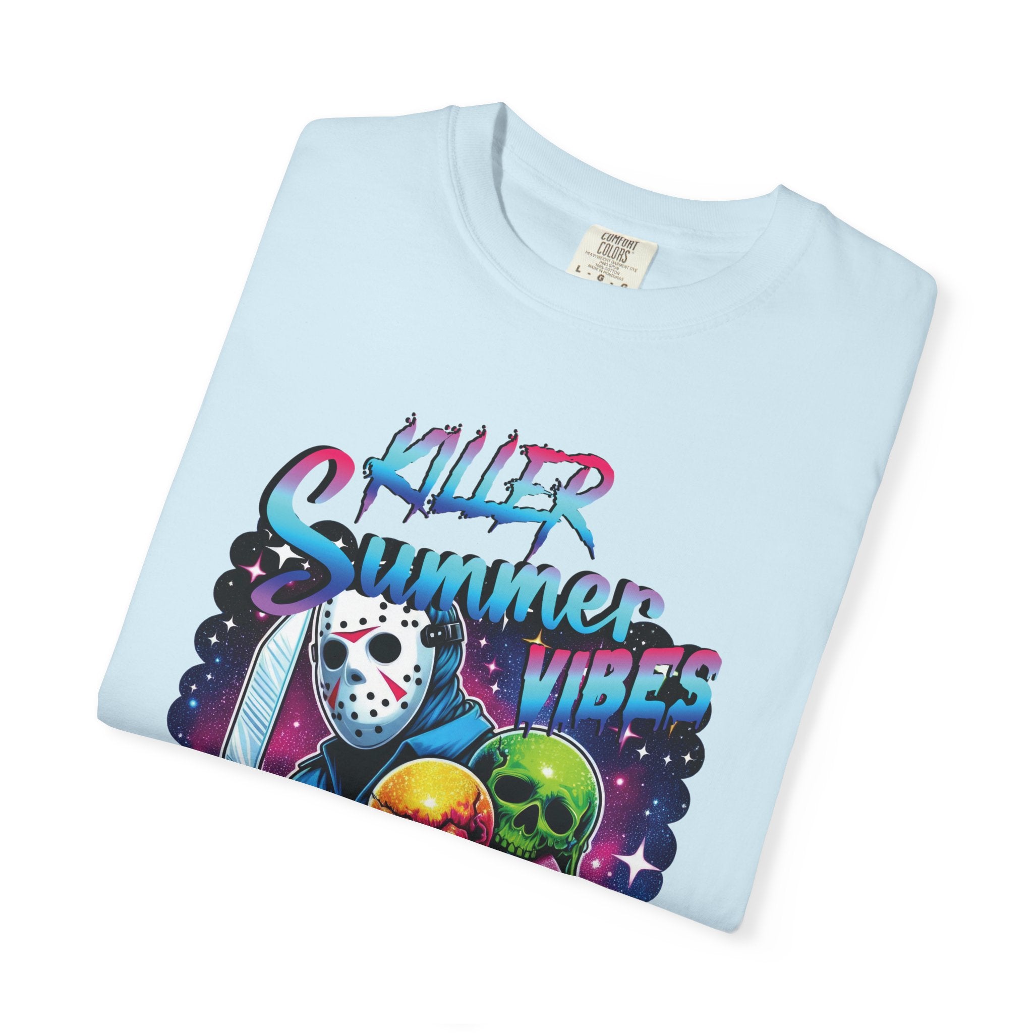 T-Shirt — "Killer Summer Vibes" Horror Ice Cream Graphic Tee