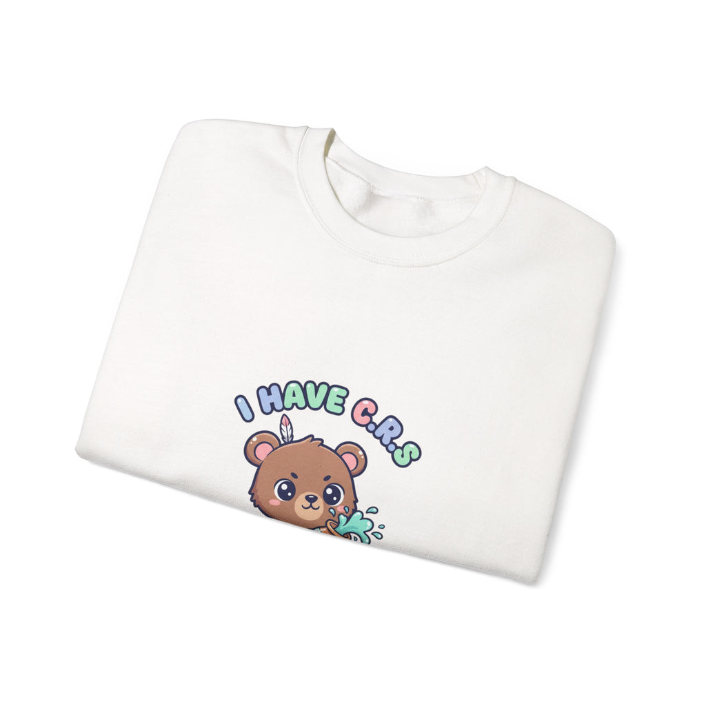 Cute Menacing Bear 'I Have Caps' Sweatshirt | Soft Threat kawaii grunge