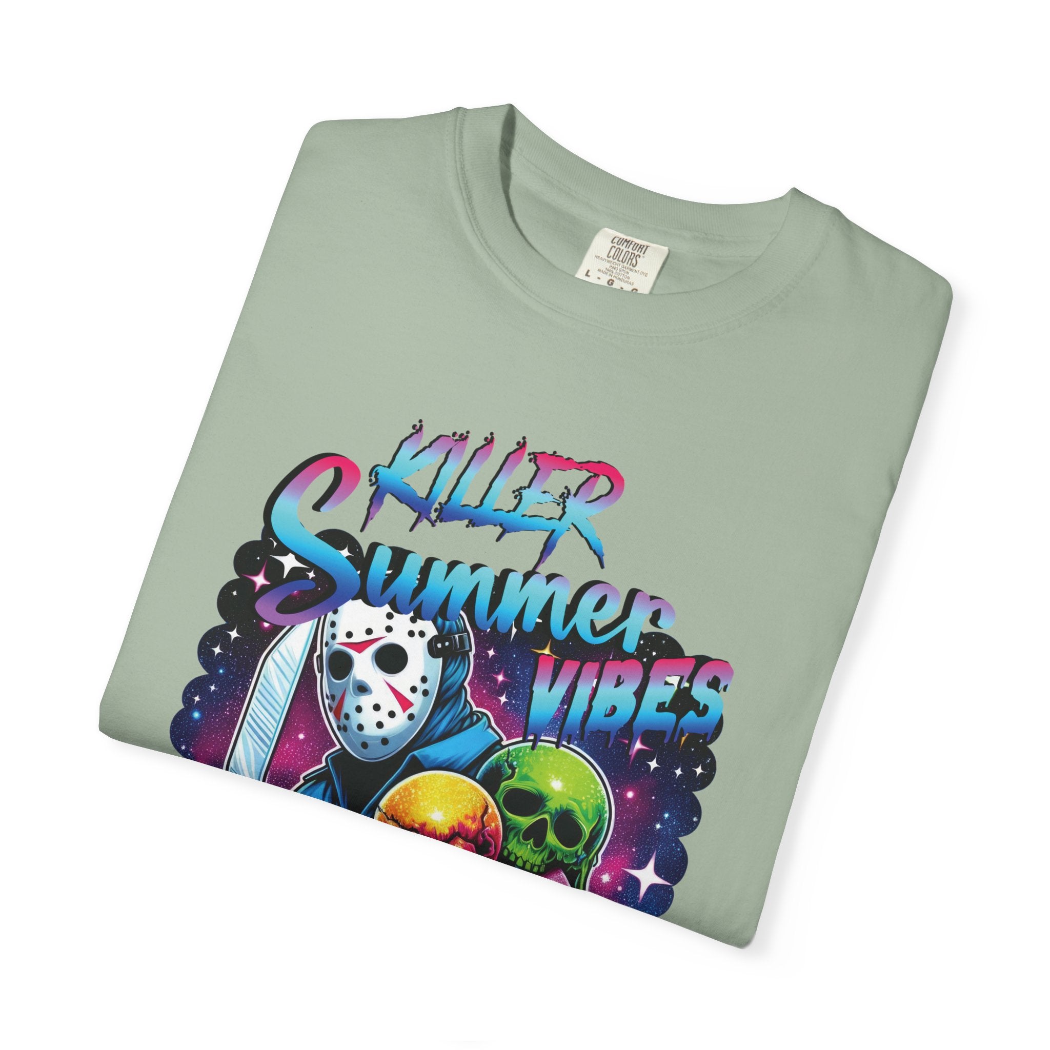 T-Shirt — "Killer Summer Vibes" Horror Ice Cream Graphic Tee