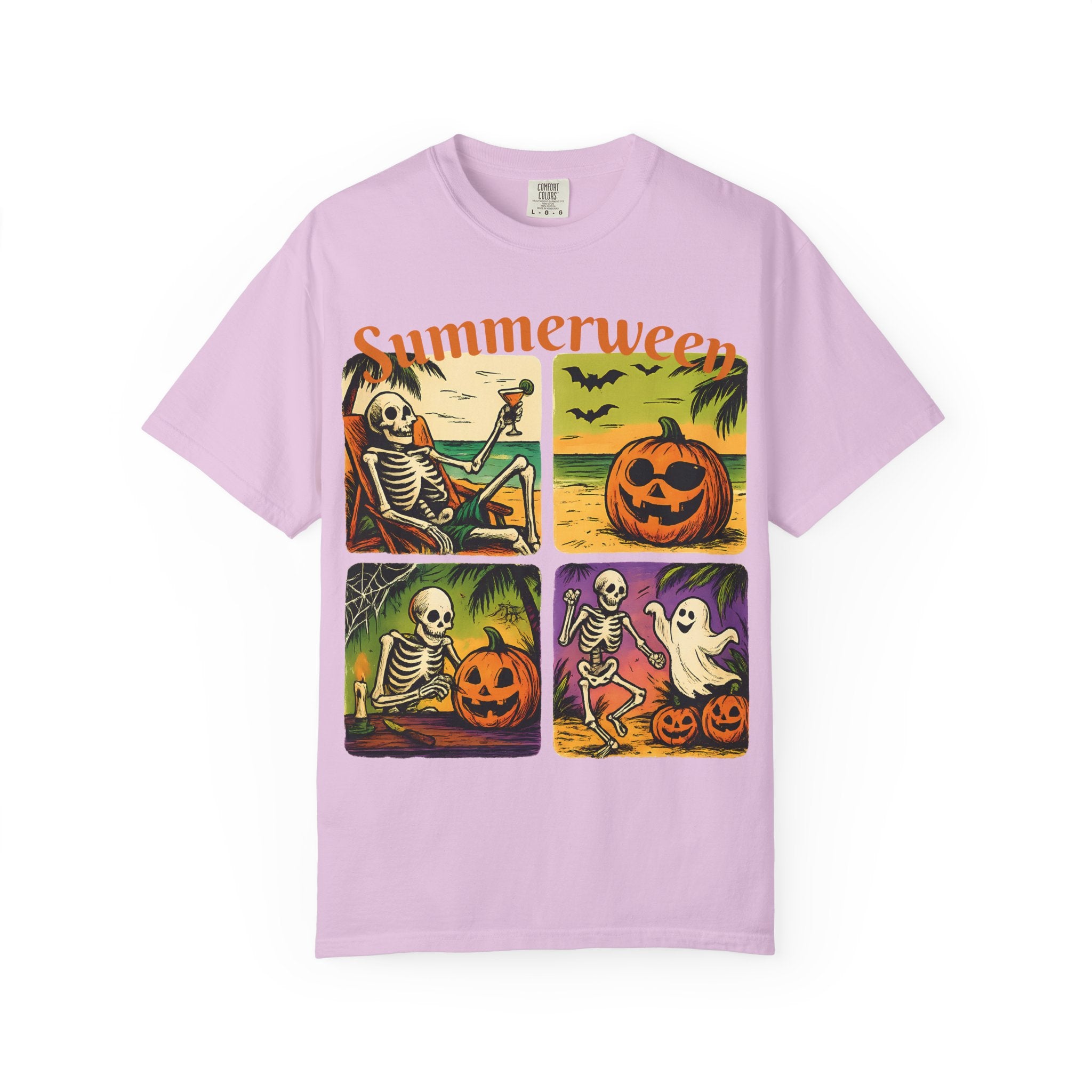 Summerween Skeleton Halloween T-Shirt