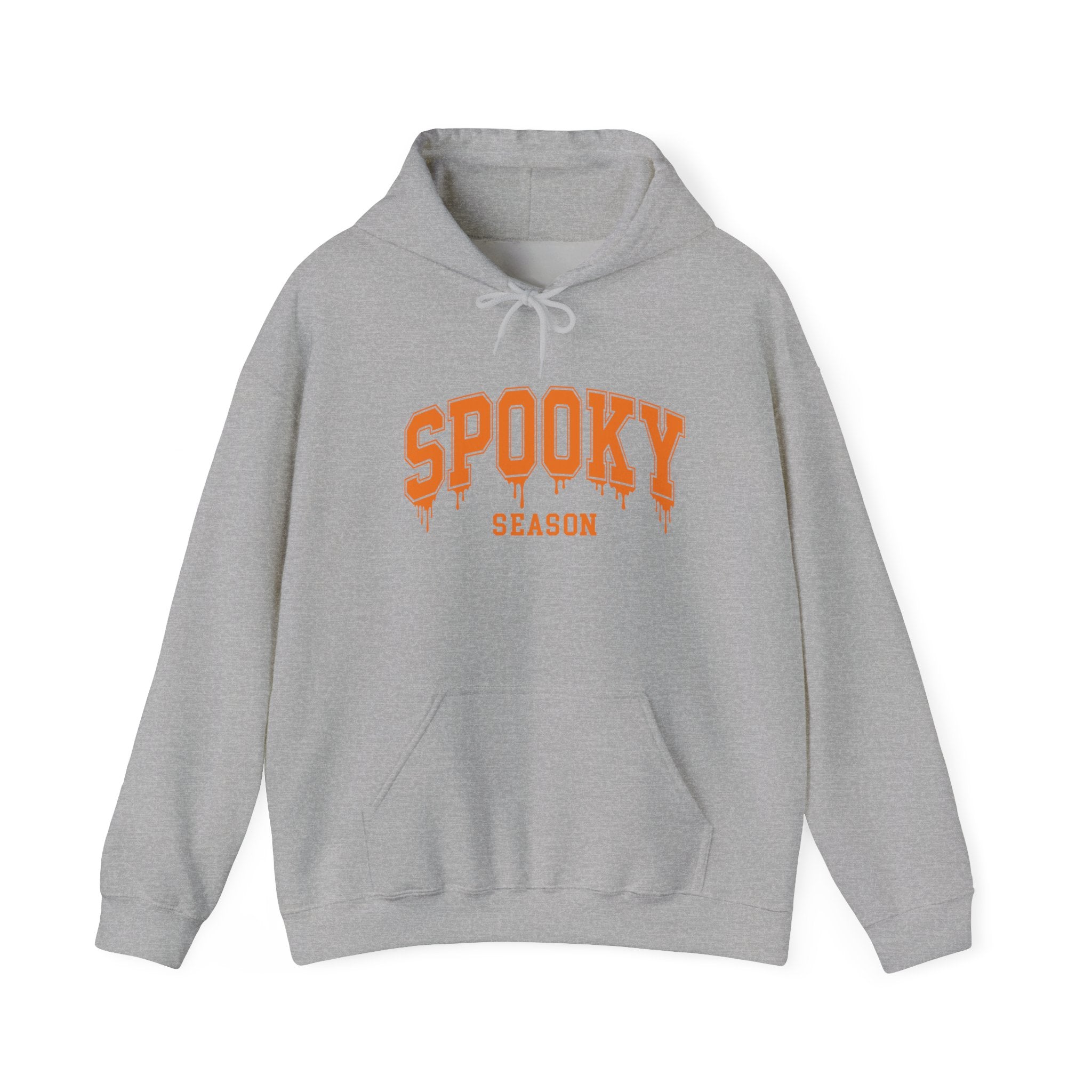 Spooky Season Hoodie — Orange Drip Halloween Pullover