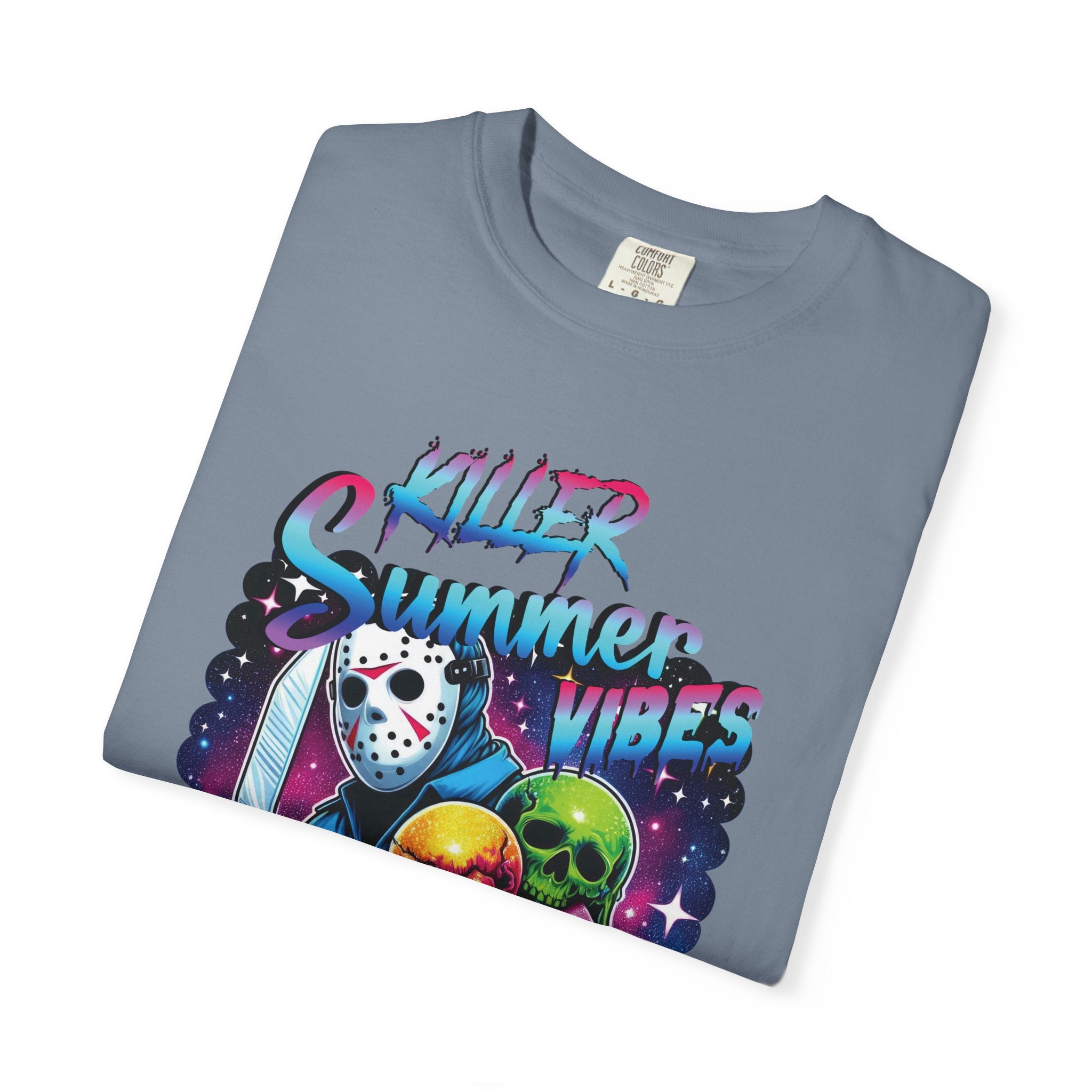 T-Shirt — "Killer Summer Vibes" Horror Ice Cream Graphic Tee