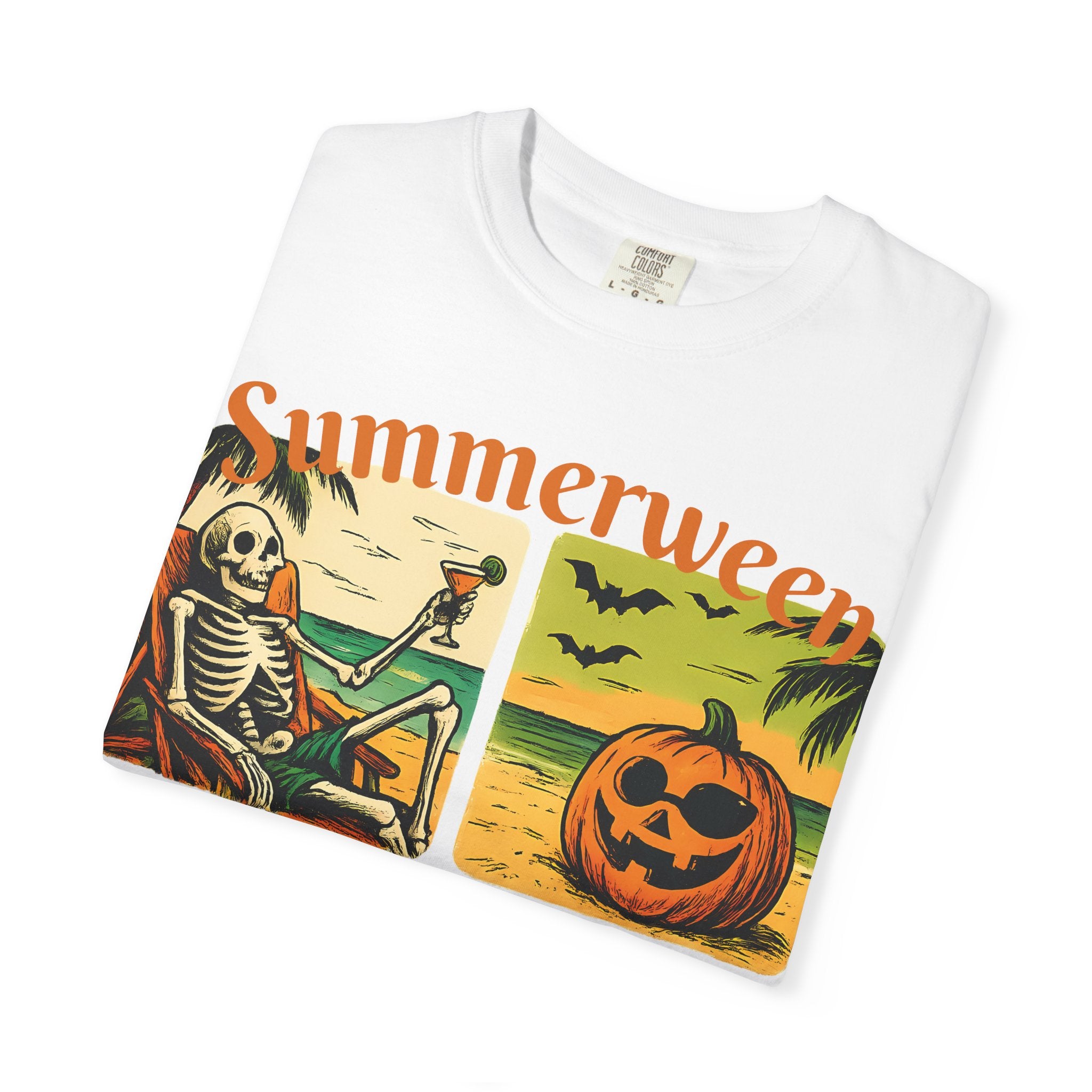 Summerween Skeleton Halloween T-Shirt