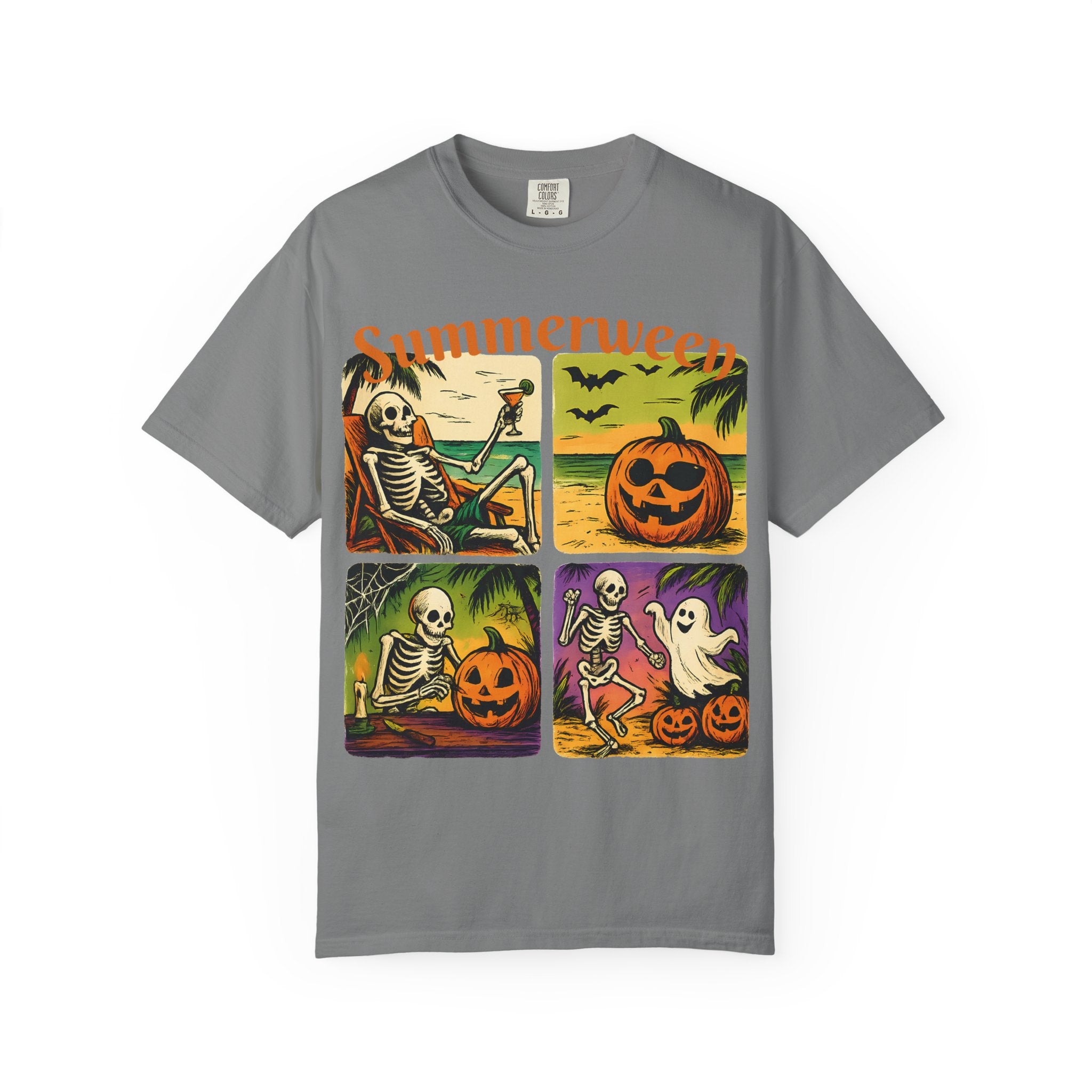 Summerween Skeleton Halloween T-Shirt