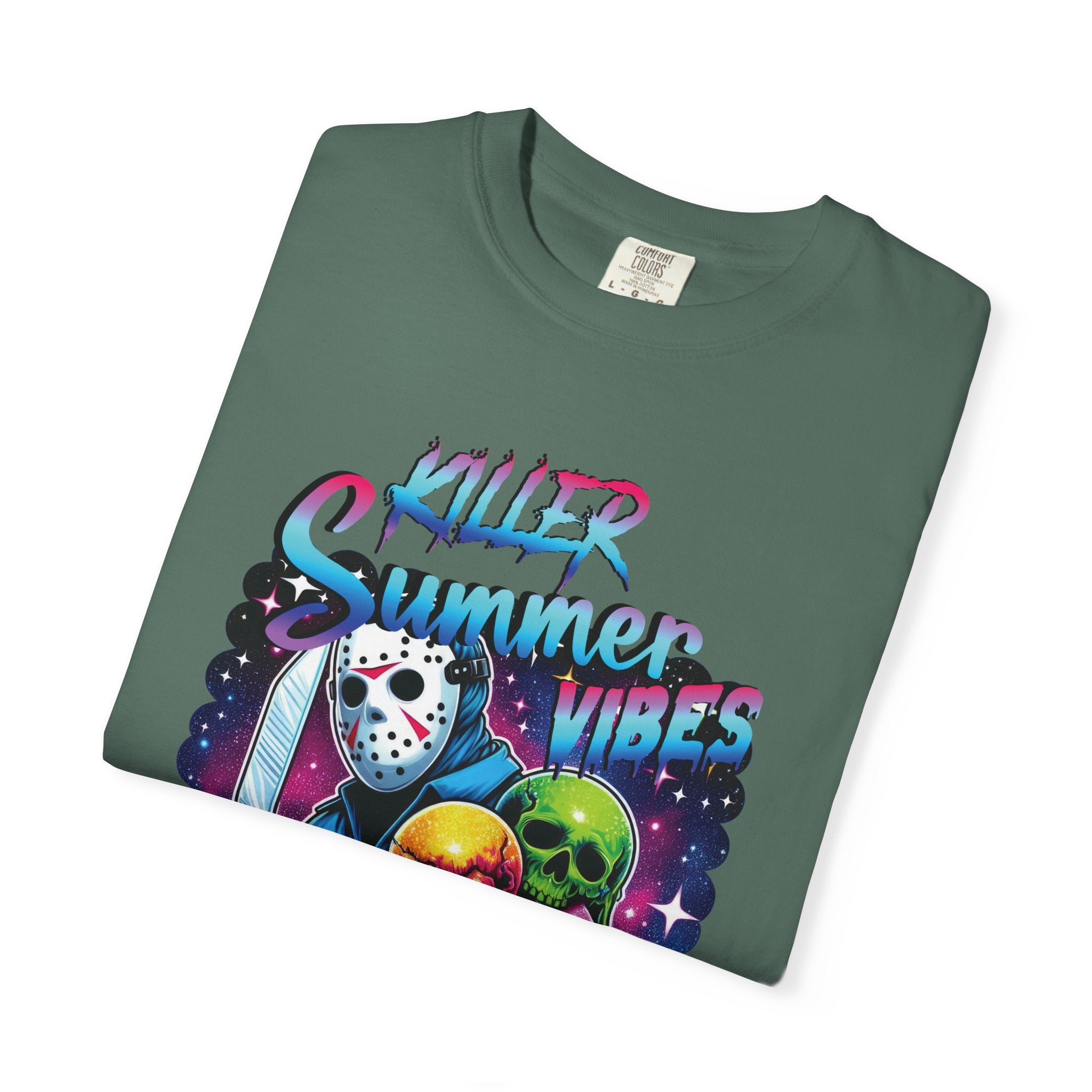 T-Shirt — "Killer Summer Vibes" Horror Ice Cream Graphic Tee