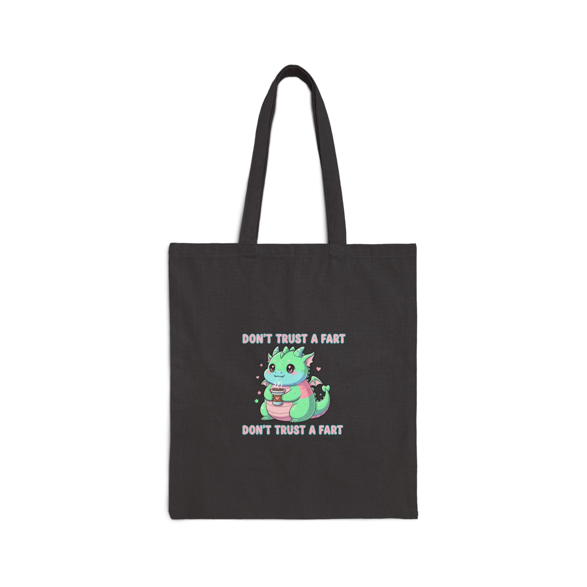 Don’t Trust A Raptor Tote | kawaii threat, pastel cute menacing