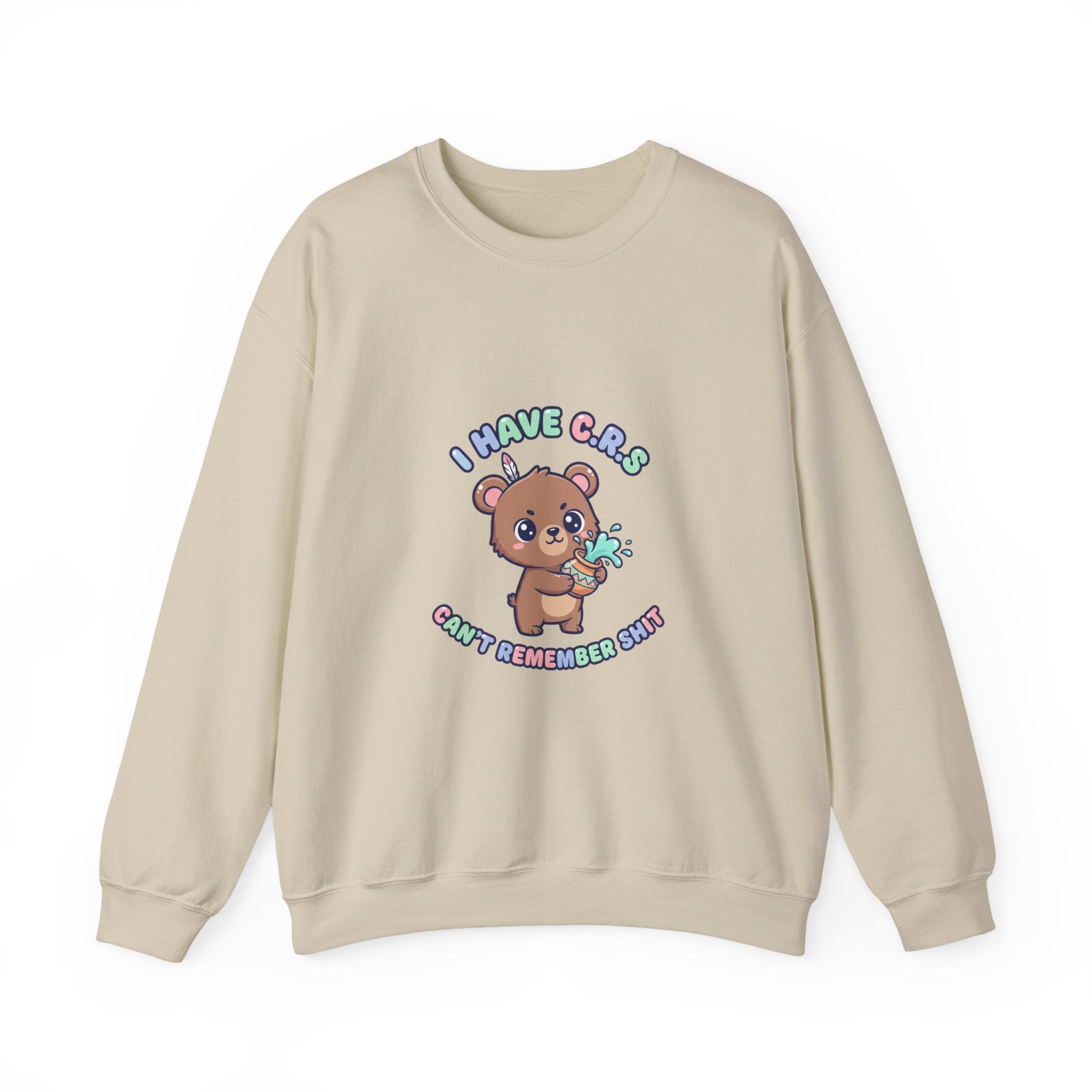 Cute Menacing Bear 'I Have Caps' Sweatshirt | Soft Threat kawaii grunge