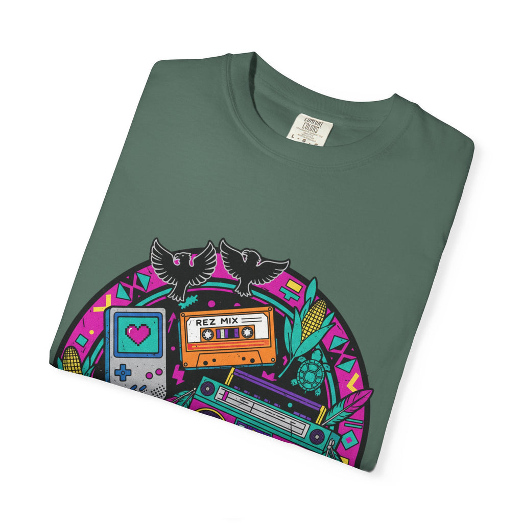 90s Kid T-Shirt — "I'm a 90s Kid on the Rewind" Retro Gamer, Cassette & Boombox Tee