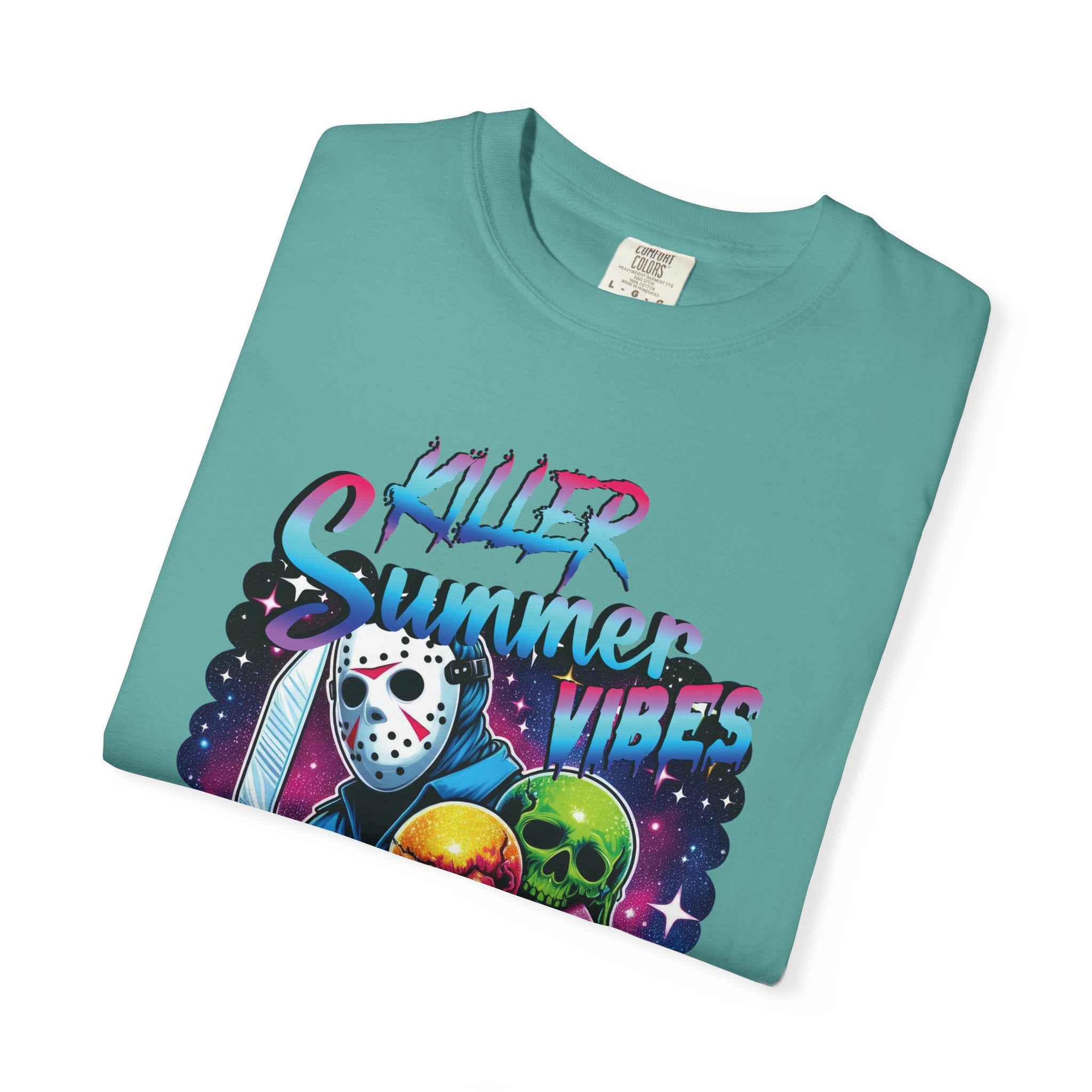 T-Shirt — "Killer Summer Vibes" Horror Ice Cream Graphic Tee