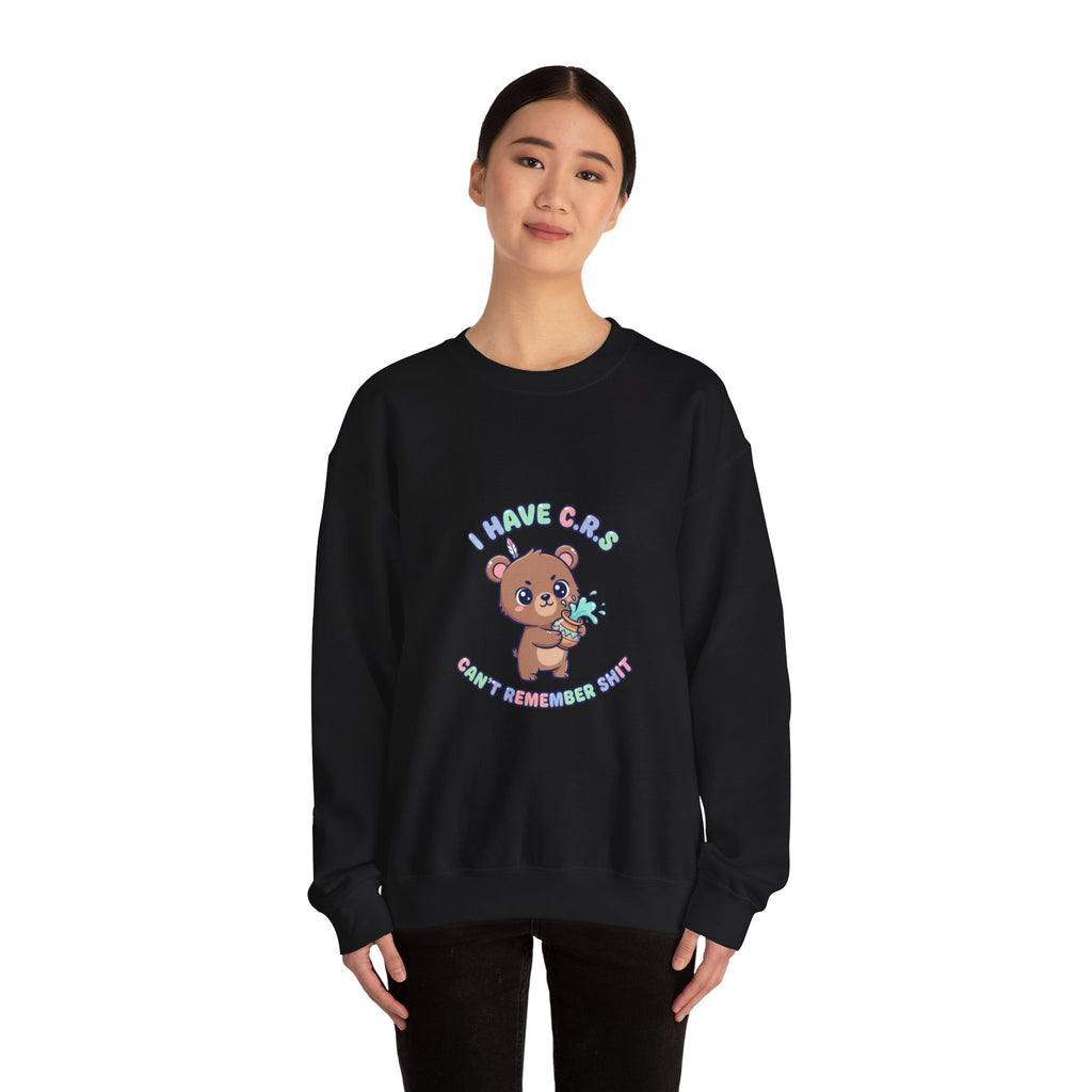 Cute Menacing Bear 'I Have Caps' Sweatshirt | Soft Threat kawaii grunge
