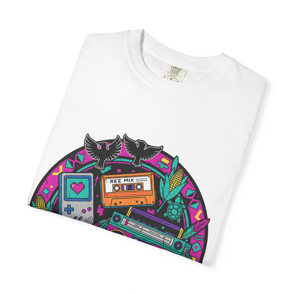 90s Kid T-Shirt — "I'm a 90s Kid on the Rewind" Retro Gamer, Cassette & Boombox Tee