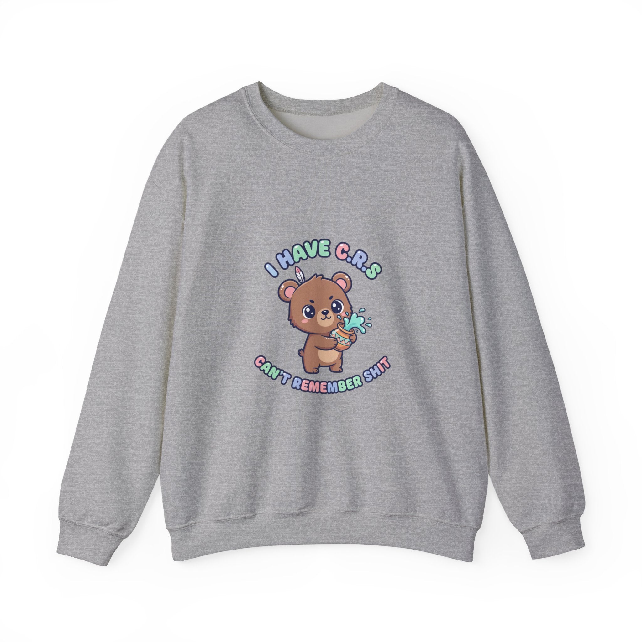 Cute Menacing Bear 'I Have Caps' Sweatshirt | Soft Threat kawaii grunge