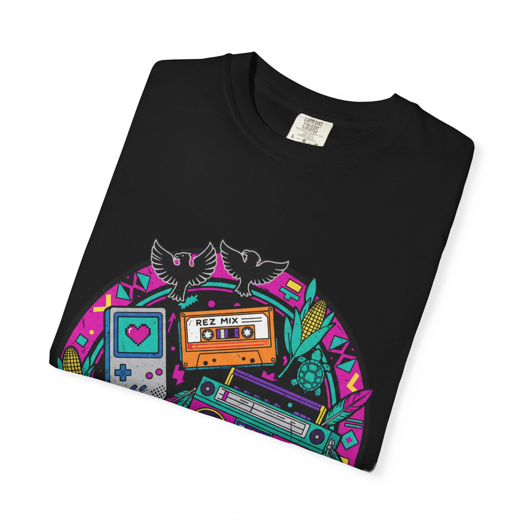 90s Kid T-Shirt — "I'm a 90s Kid on the Rewind" Retro Gamer, Cassette & Boombox Tee
