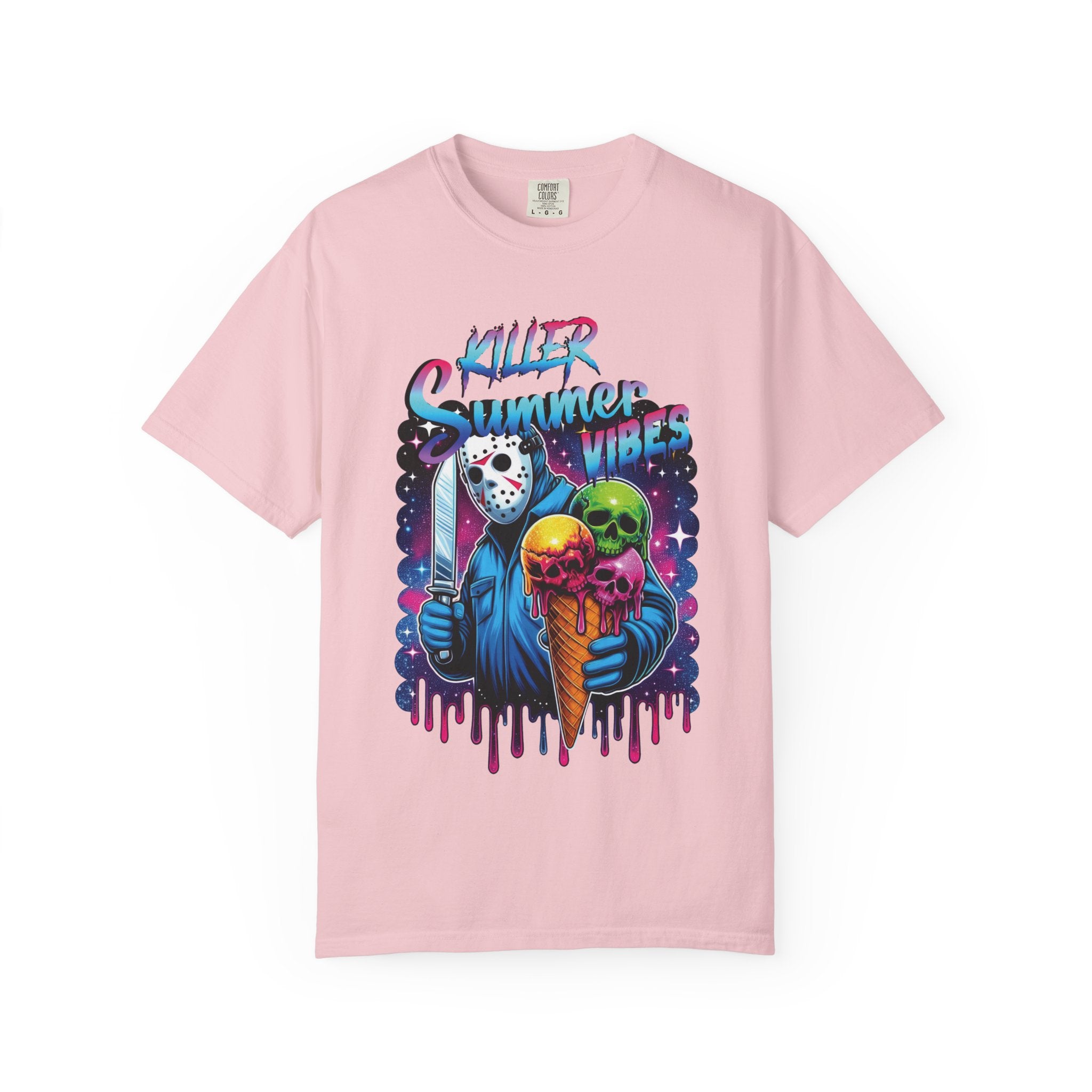 T-Shirt — "Killer Summer Vibes" Horror Ice Cream Graphic Tee