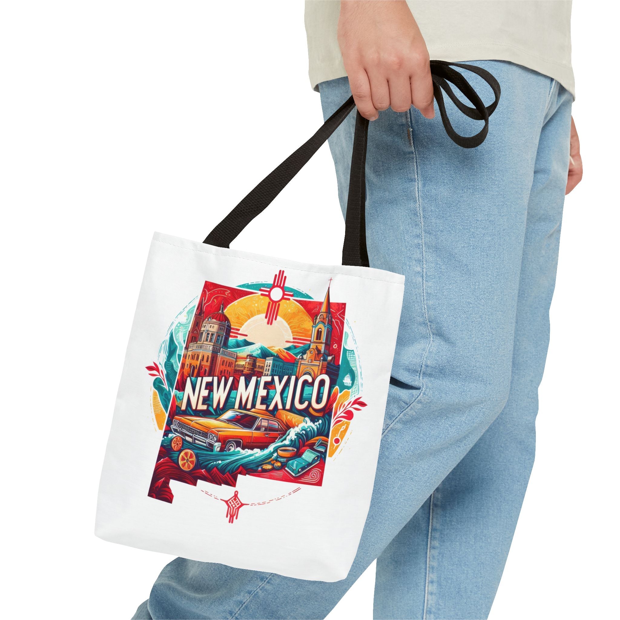 New Mexico Vintage Travel Tote