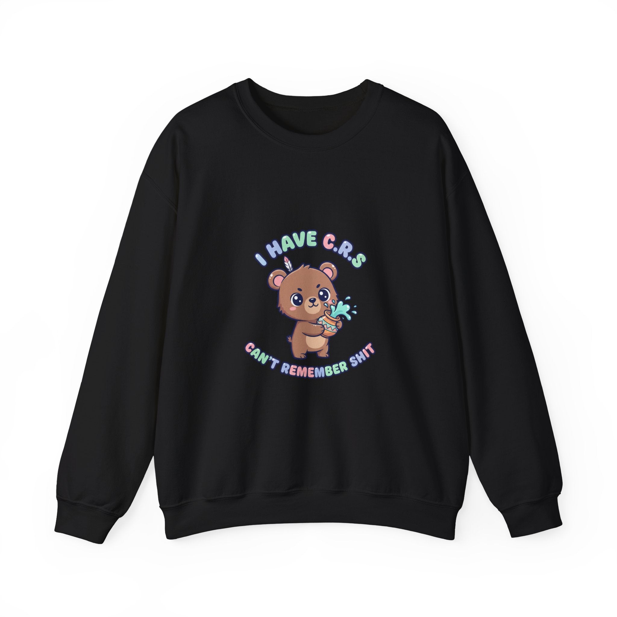Cute Menacing Bear 'I Have Caps' Sweatshirt | Soft Threat kawaii grunge