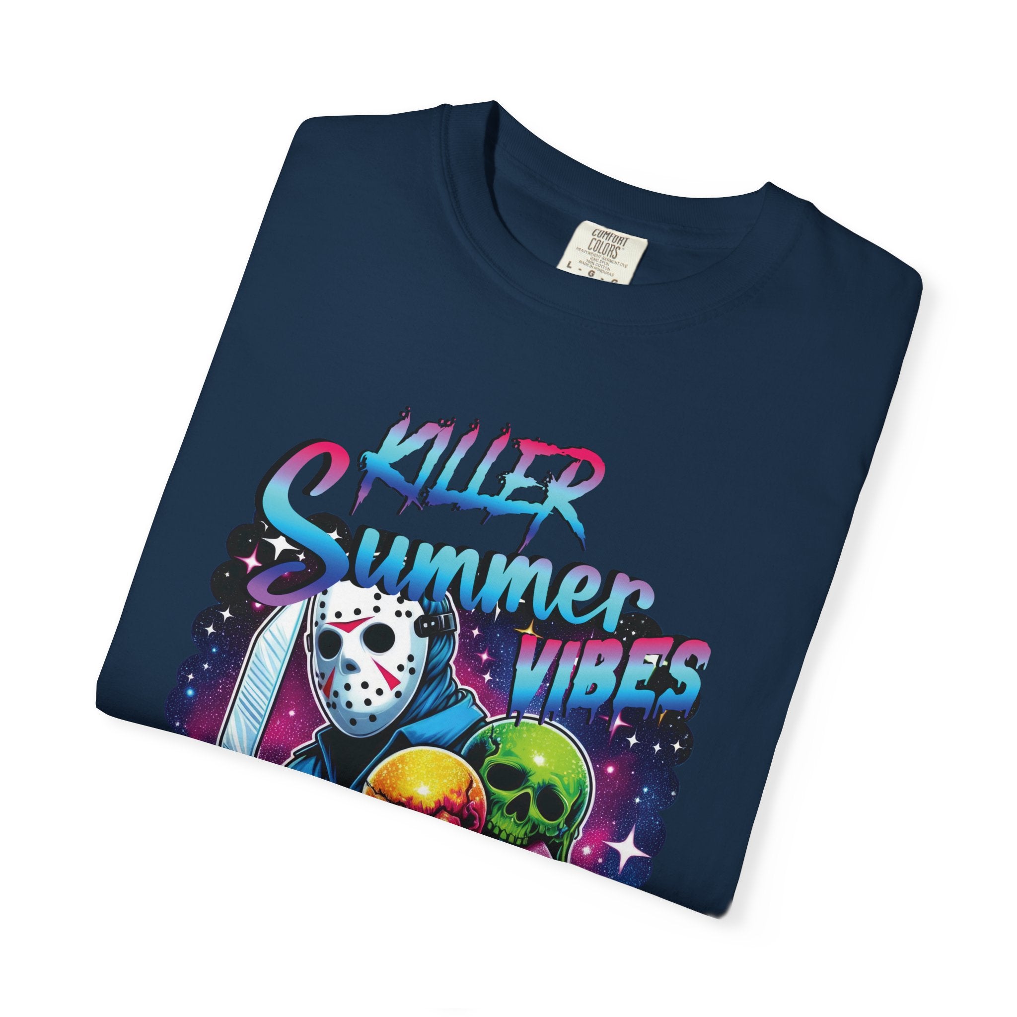 T-Shirt — "Killer Summer Vibes" Horror Ice Cream Graphic Tee