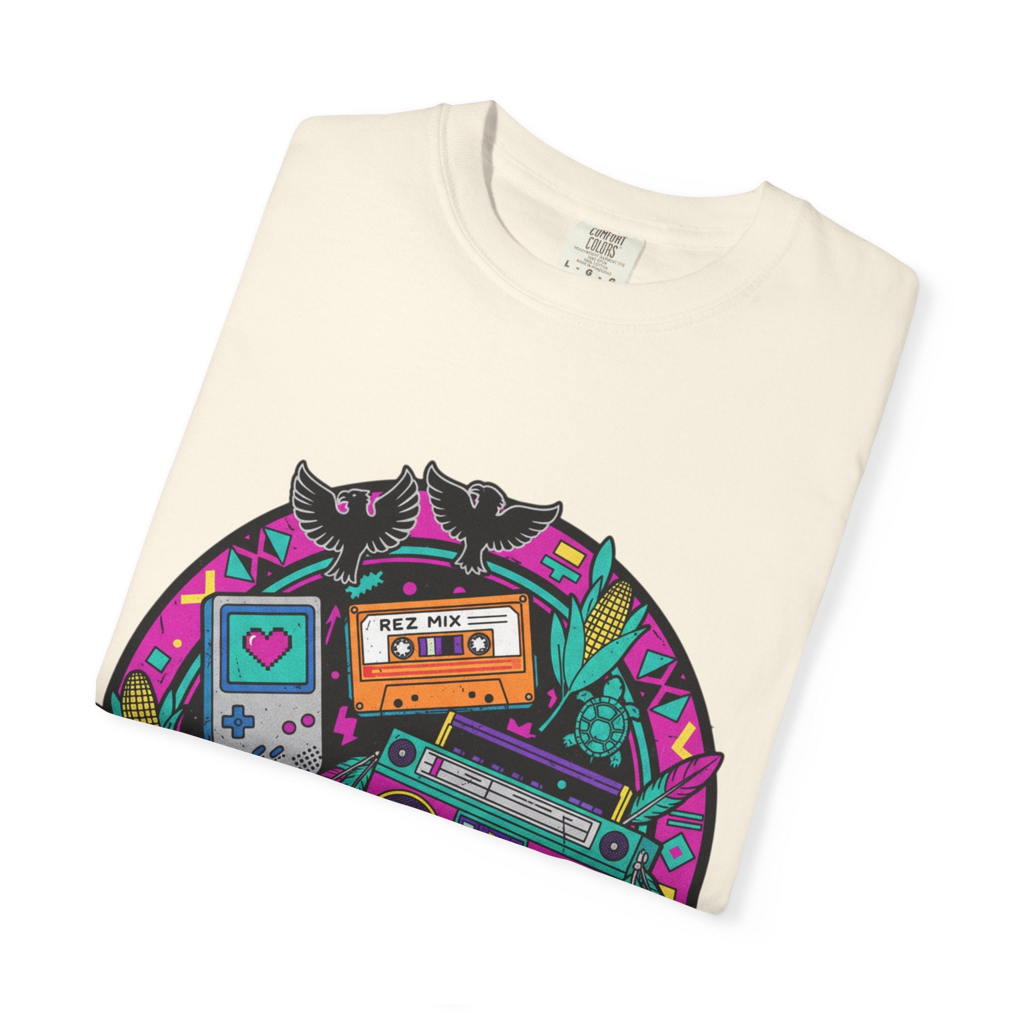 90s Kid T-Shirt — "I'm a 90s Kid on the Rewind" Retro Gamer, Cassette & Boombox Tee