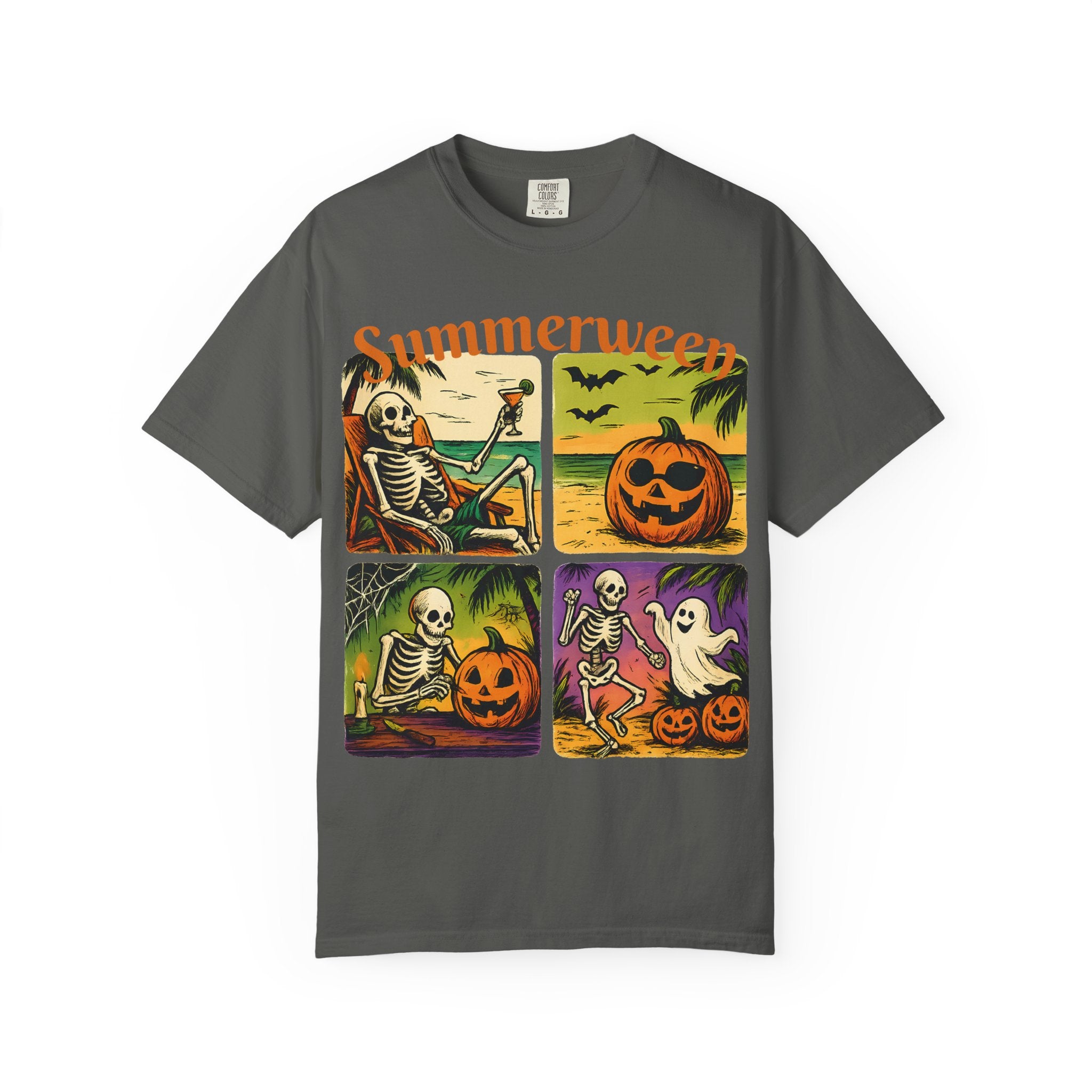 Summerween Skeleton Halloween T-Shirt