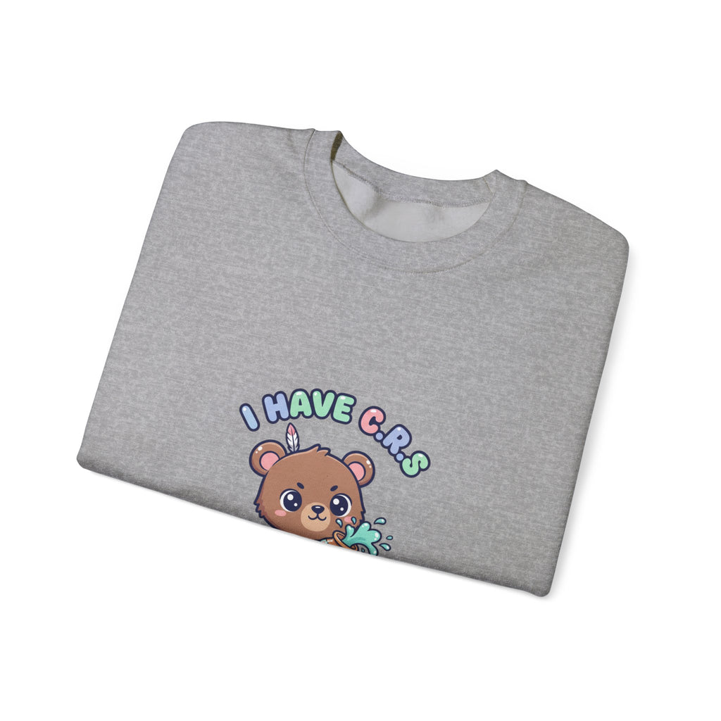 Cute Menacing Bear 'I Have Caps' Sweatshirt | Soft Threat kawaii grunge