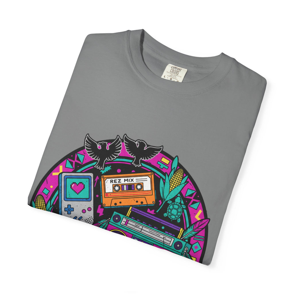 90s Kid T-Shirt — "I'm a 90s Kid on the Rewind" Retro Gamer, Cassette & Boombox Tee
