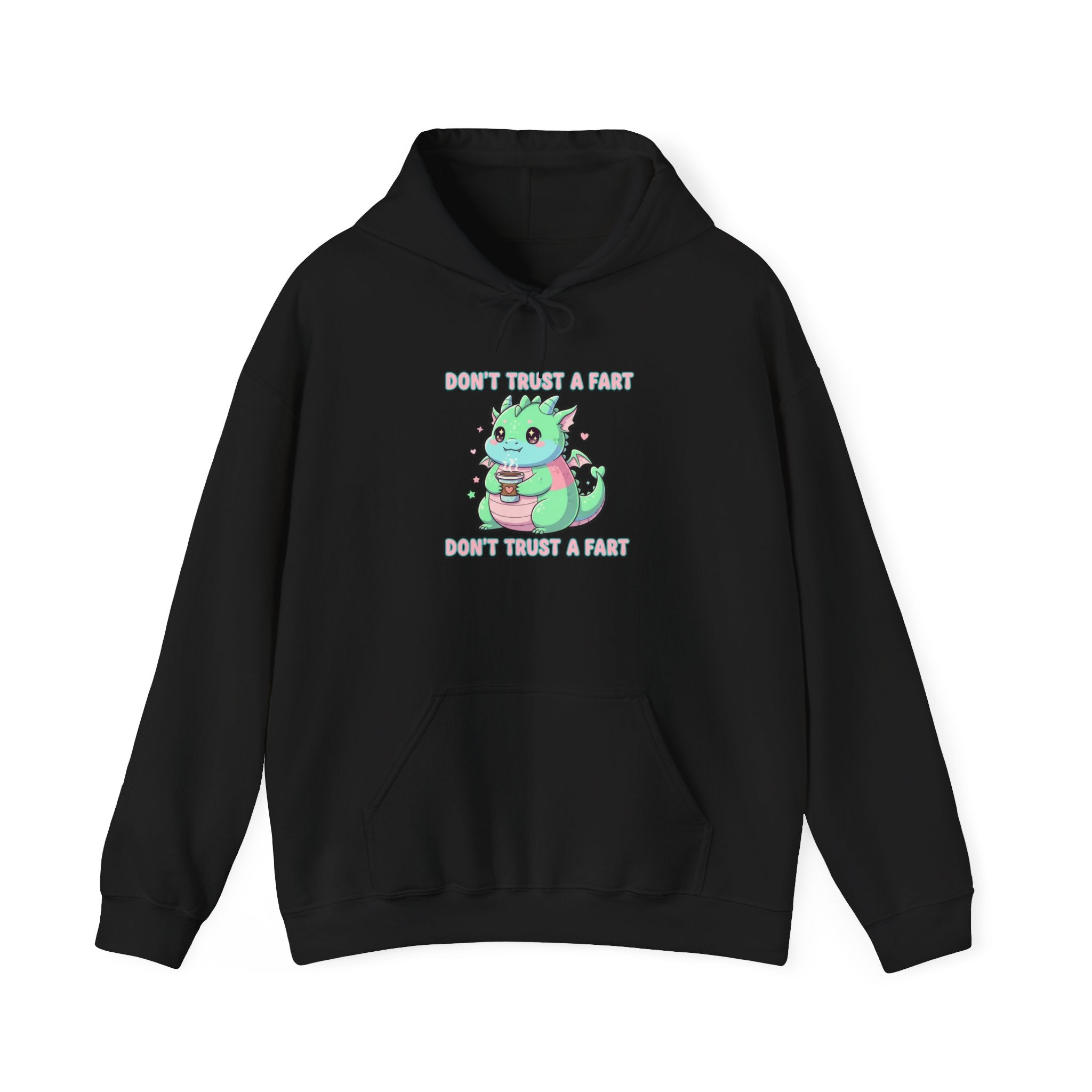 Cute Menacing Kawaii Saurus Hoodie | Soft Threat pastel grunge