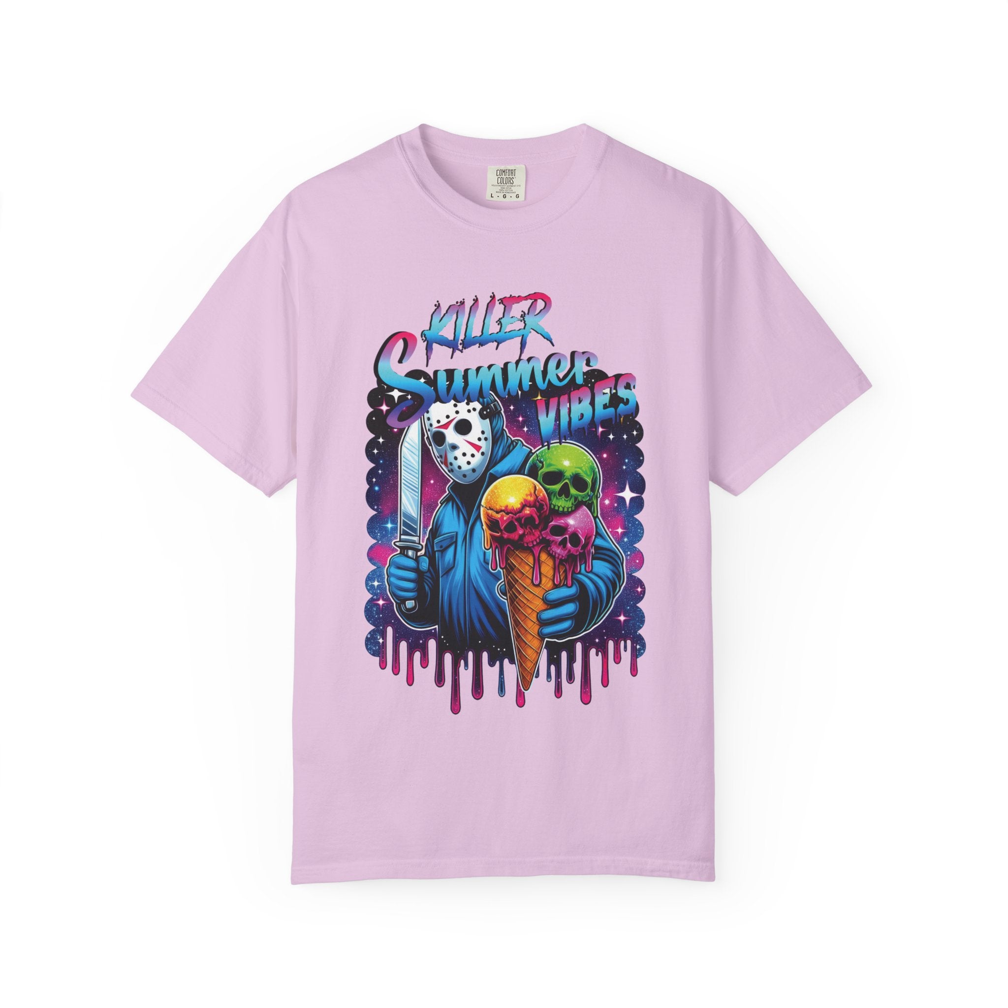 T-Shirt — "Killer Summer Vibes" Horror Ice Cream Graphic Tee