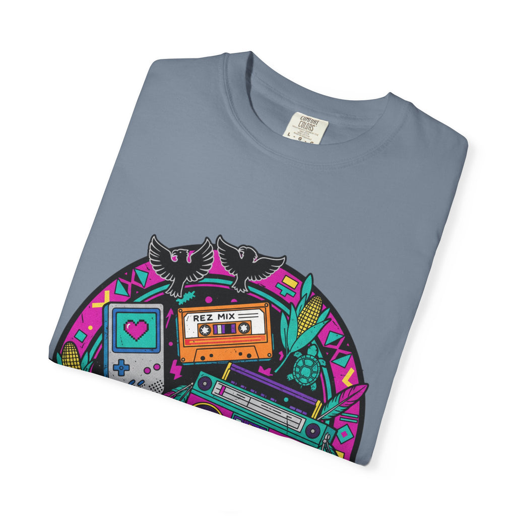 90s Kid T-Shirt — "I'm a 90s Kid on the Rewind" Retro Gamer, Cassette & Boombox Tee