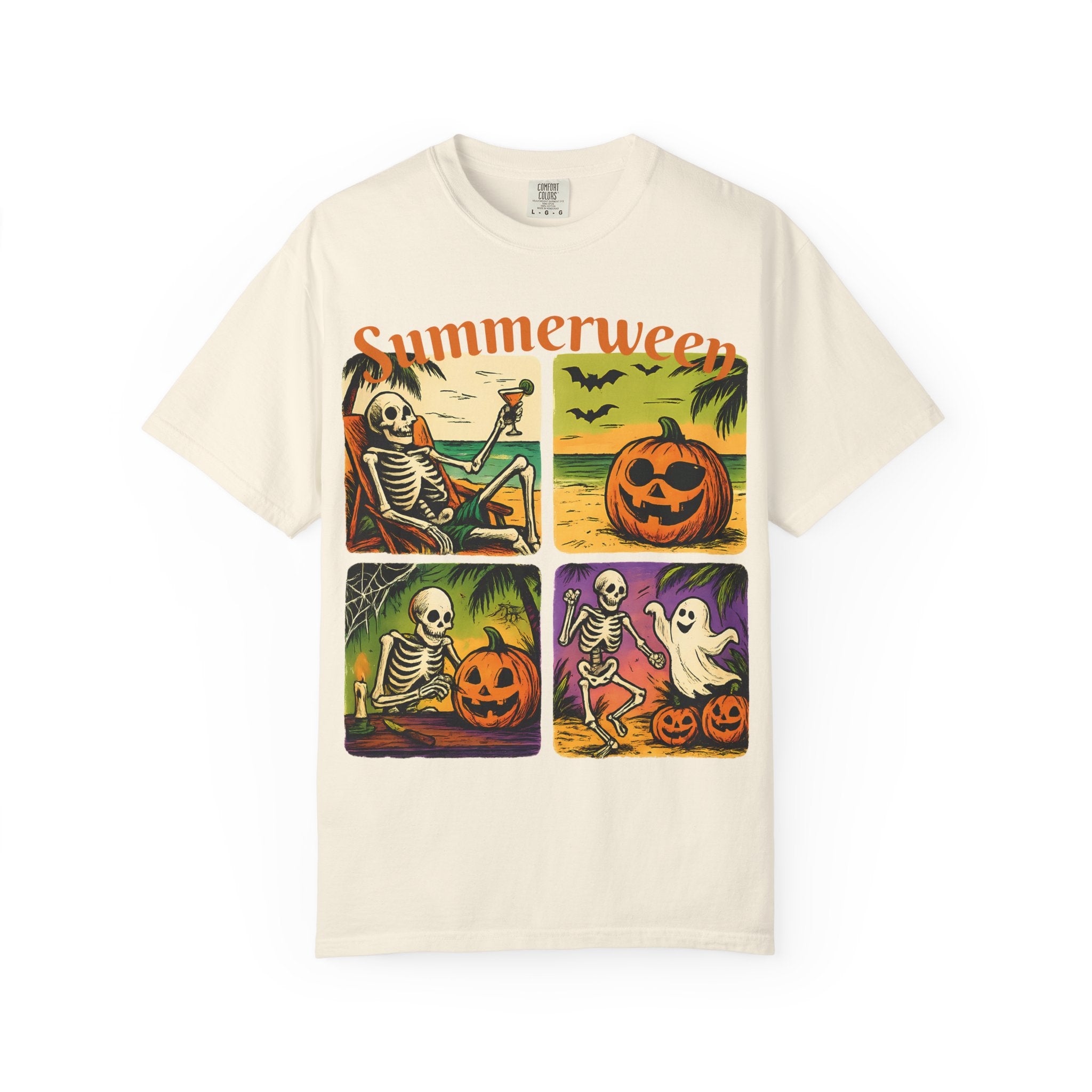 Summerween Skeleton Halloween T-Shirt