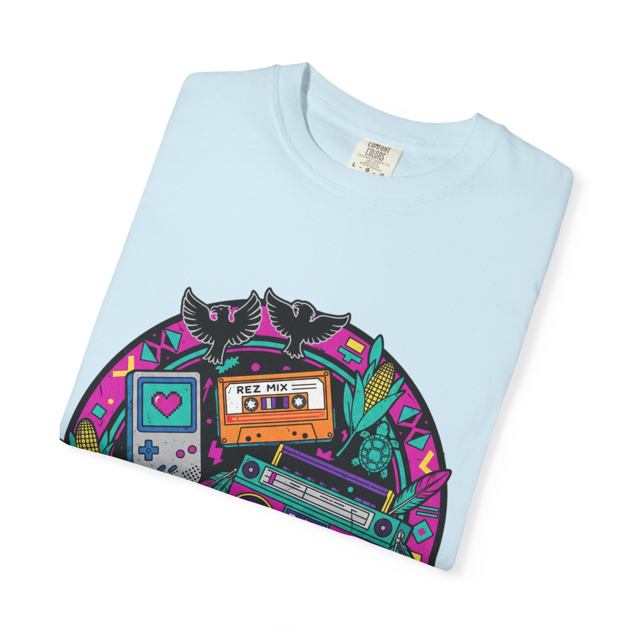 90s Kid T-Shirt — "I'm a 90s Kid on the Rewind" Retro Gamer, Cassette & Boombox Tee