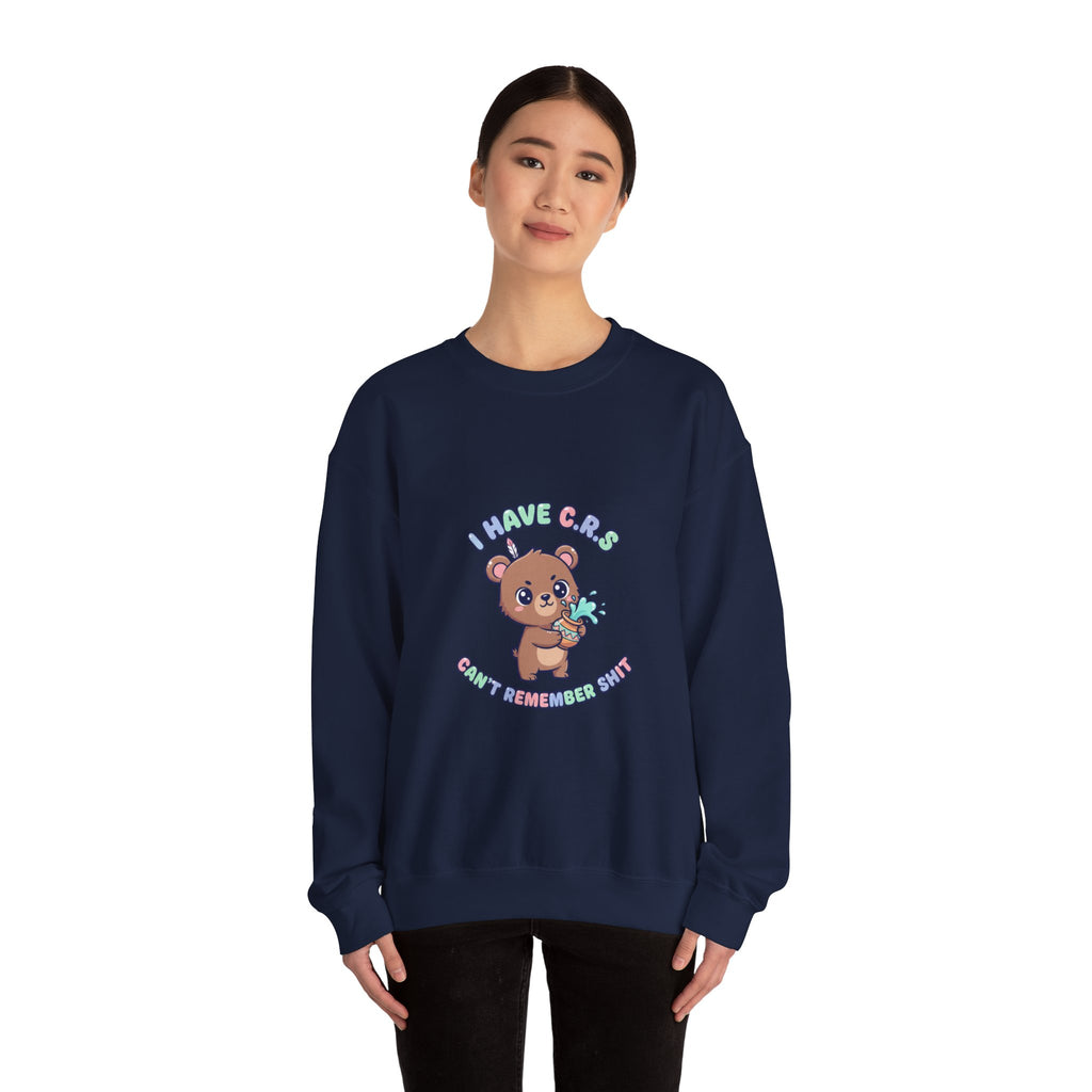 Cute Menacing Bear 'I Have Caps' Sweatshirt | Soft Threat kawaii grunge
