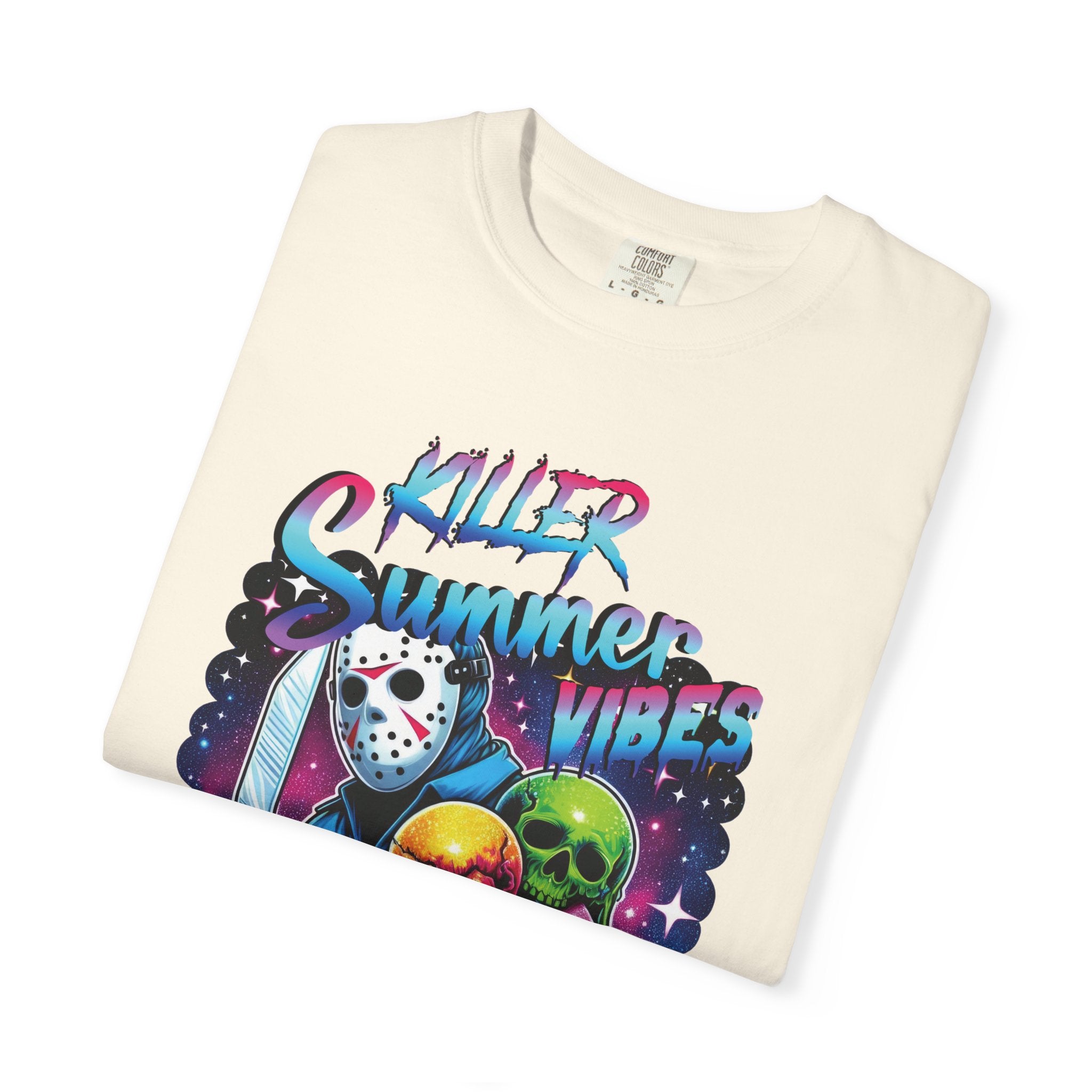 T-Shirt — "Killer Summer Vibes" Horror Ice Cream Graphic Tee