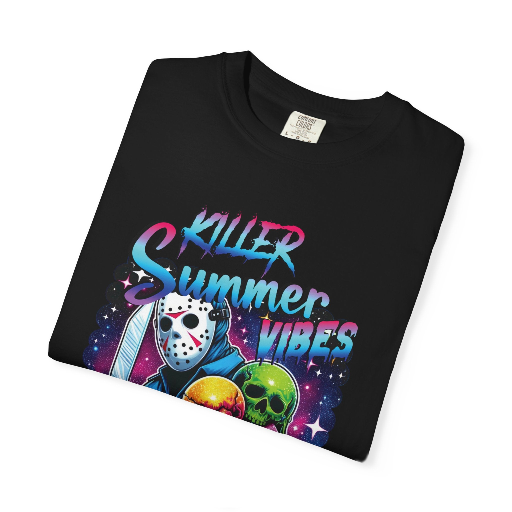 T-Shirt — "Killer Summer Vibes" Horror Ice Cream Graphic Tee