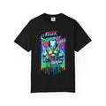 Graphic T-Shirt — "Mild Summer Vibes" Neon Clown Ice Cream Design