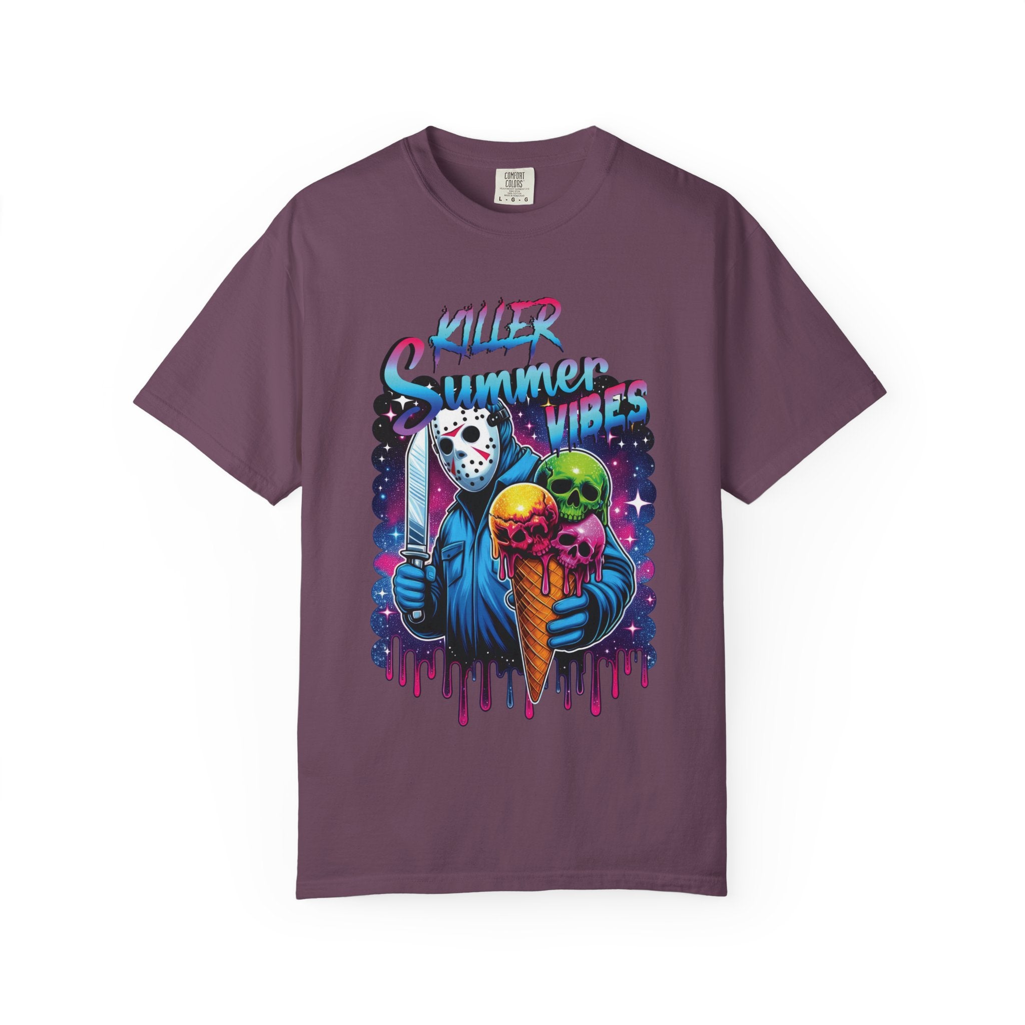 T-Shirt — "Killer Summer Vibes" Horror Ice Cream Graphic Tee