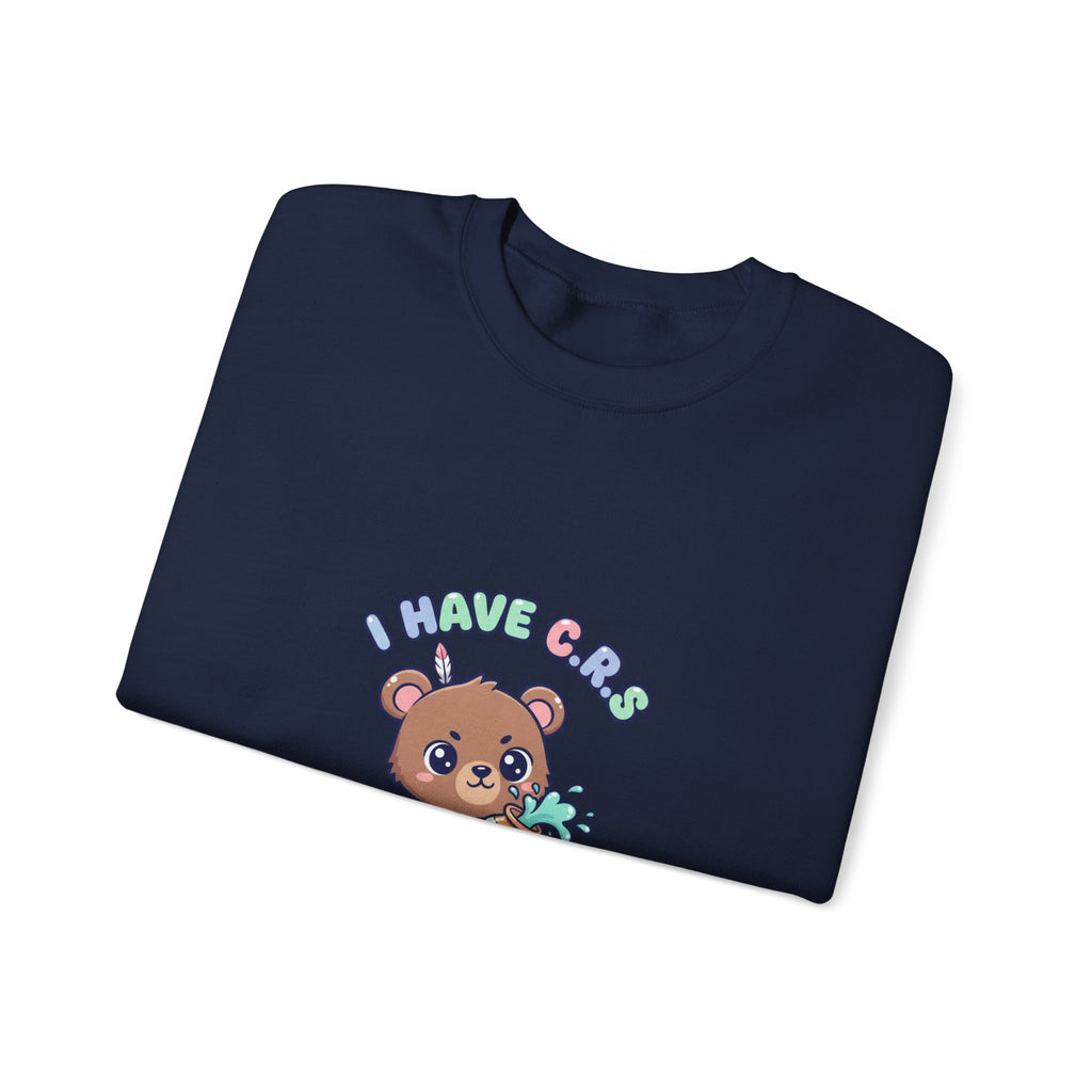 Cute Menacing Bear 'I Have Caps' Sweatshirt | Soft Threat kawaii grunge