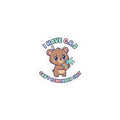 Cute Menacing Bear Sticker | Soft Threat kawaii, pastel sarcasm
