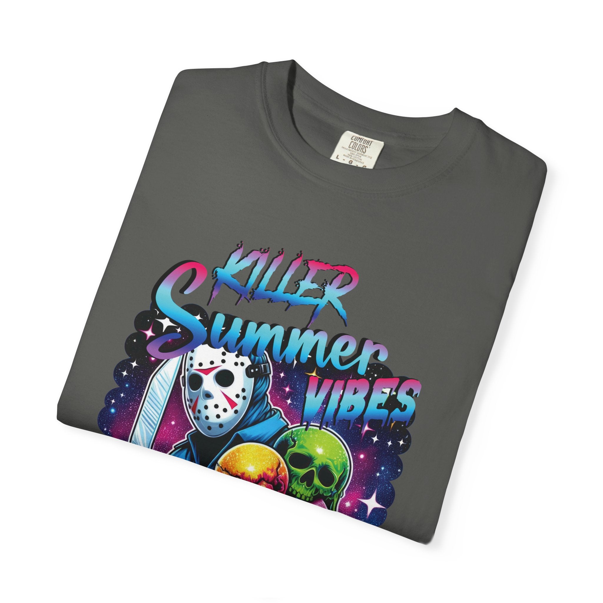 T-Shirt — "Killer Summer Vibes" Horror Ice Cream Graphic Tee
