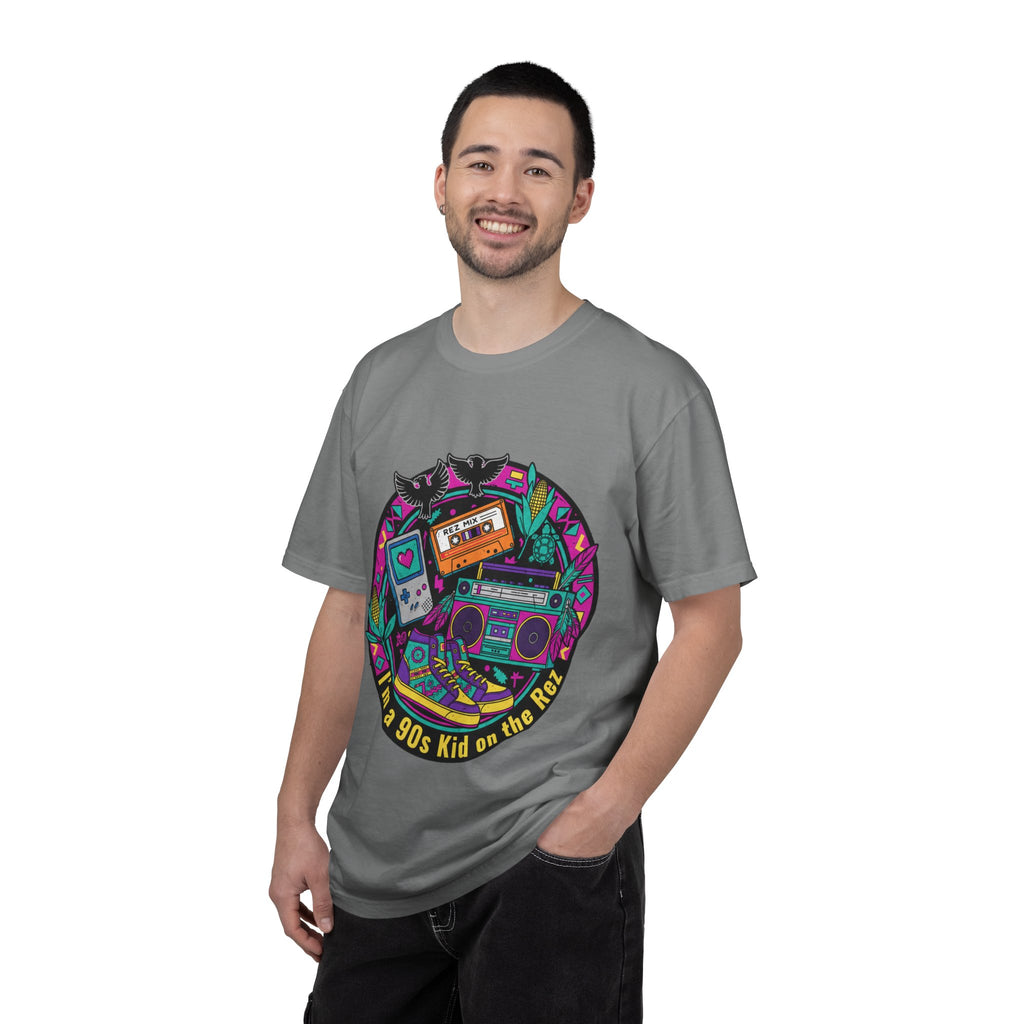90s Kid T-Shirt — "I'm a 90s Kid on the Rewind" Retro Gamer, Cassette & Boombox Tee