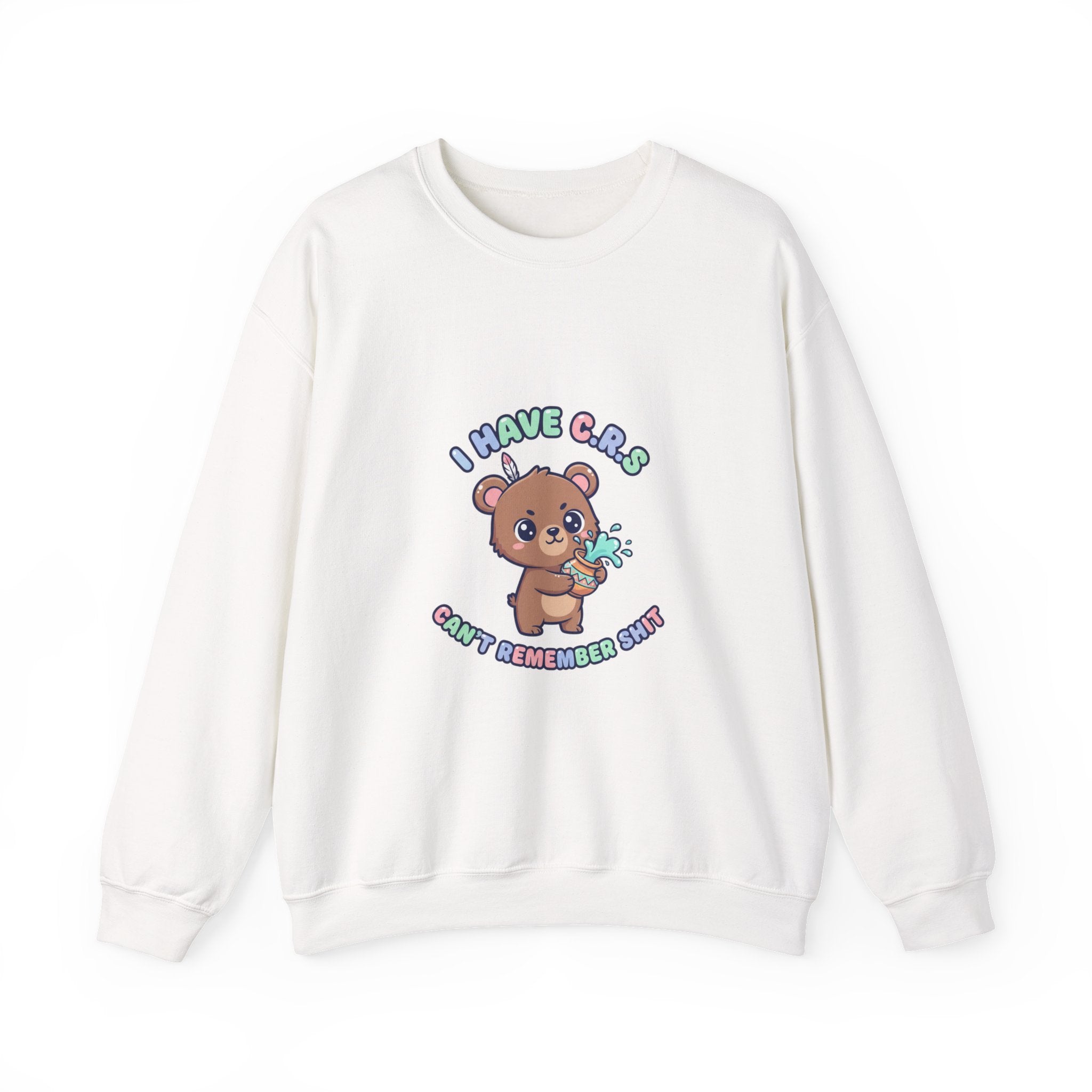 Cute Menacing Bear 'I Have Caps' Sweatshirt | Soft Threat kawaii grunge