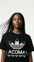 Acoma T-Shirt Black and white