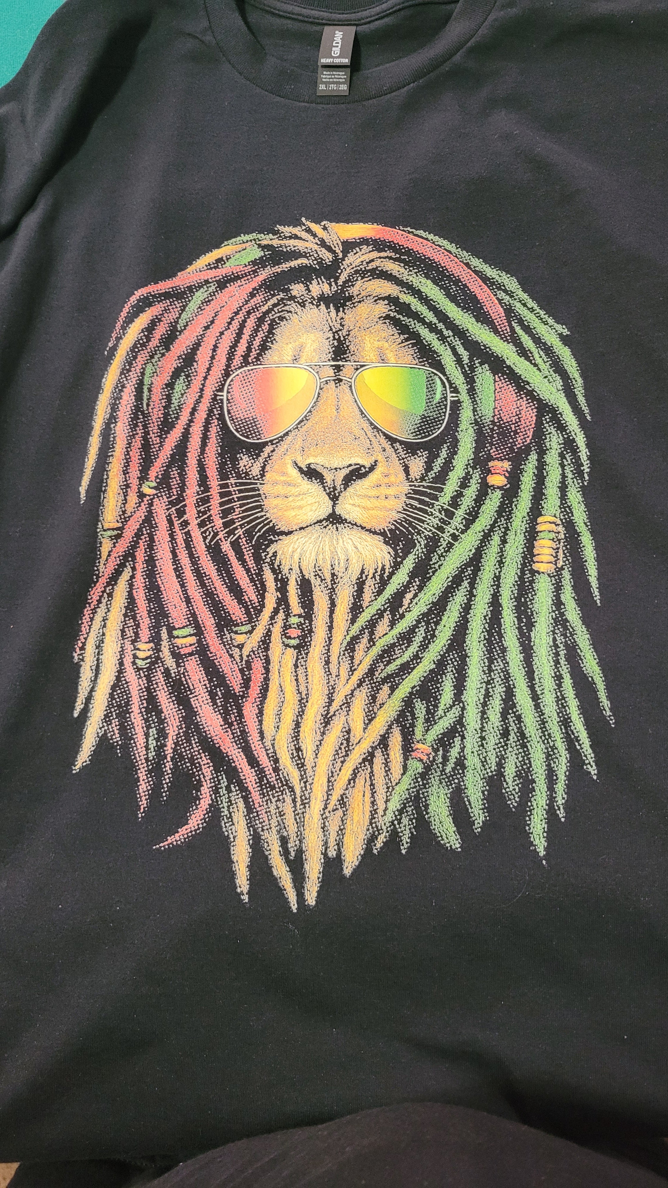 Reggea lion t-shirt